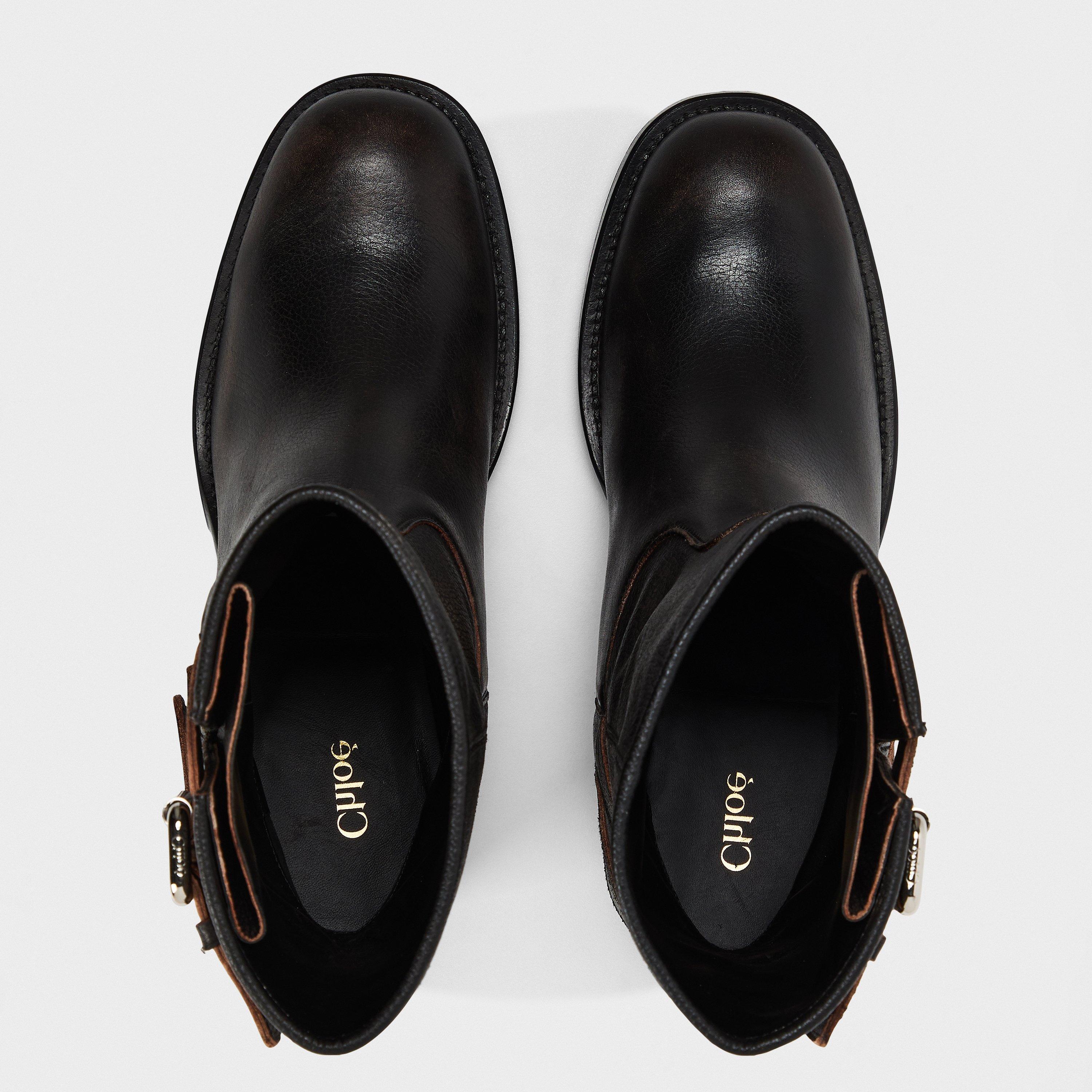 Black - Chloe - Women's Biker Boots - 4