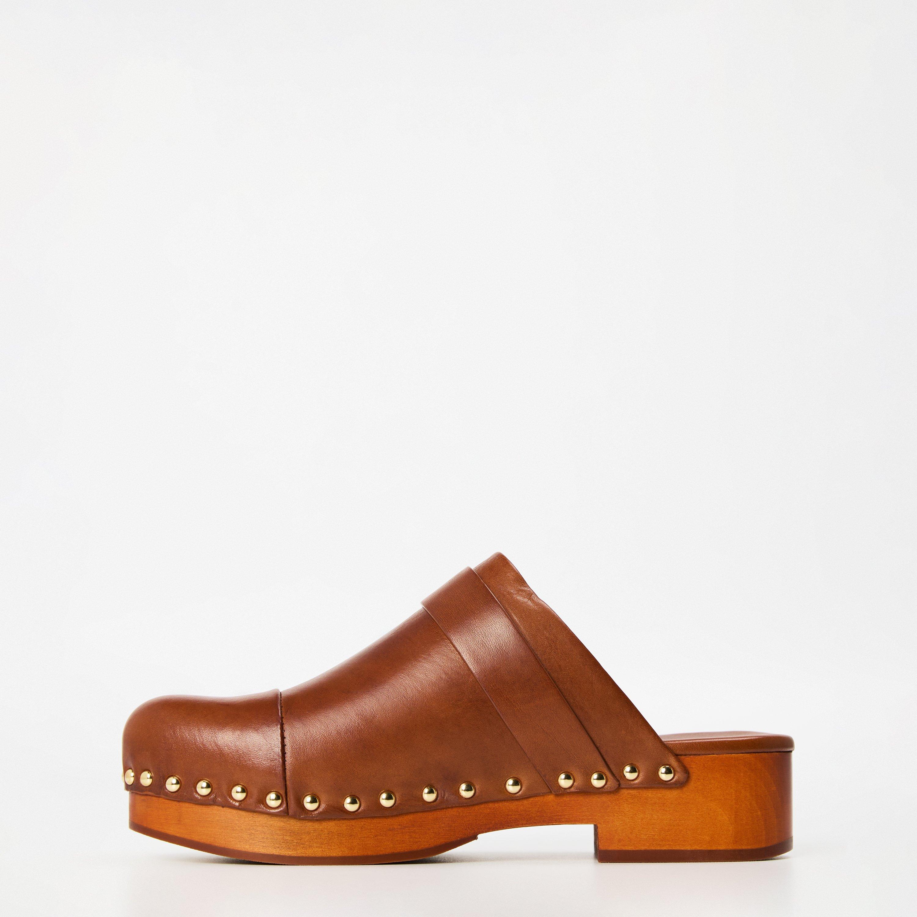 Ginger Brown - Chloe - Women's Jeansnette Clogs - 2