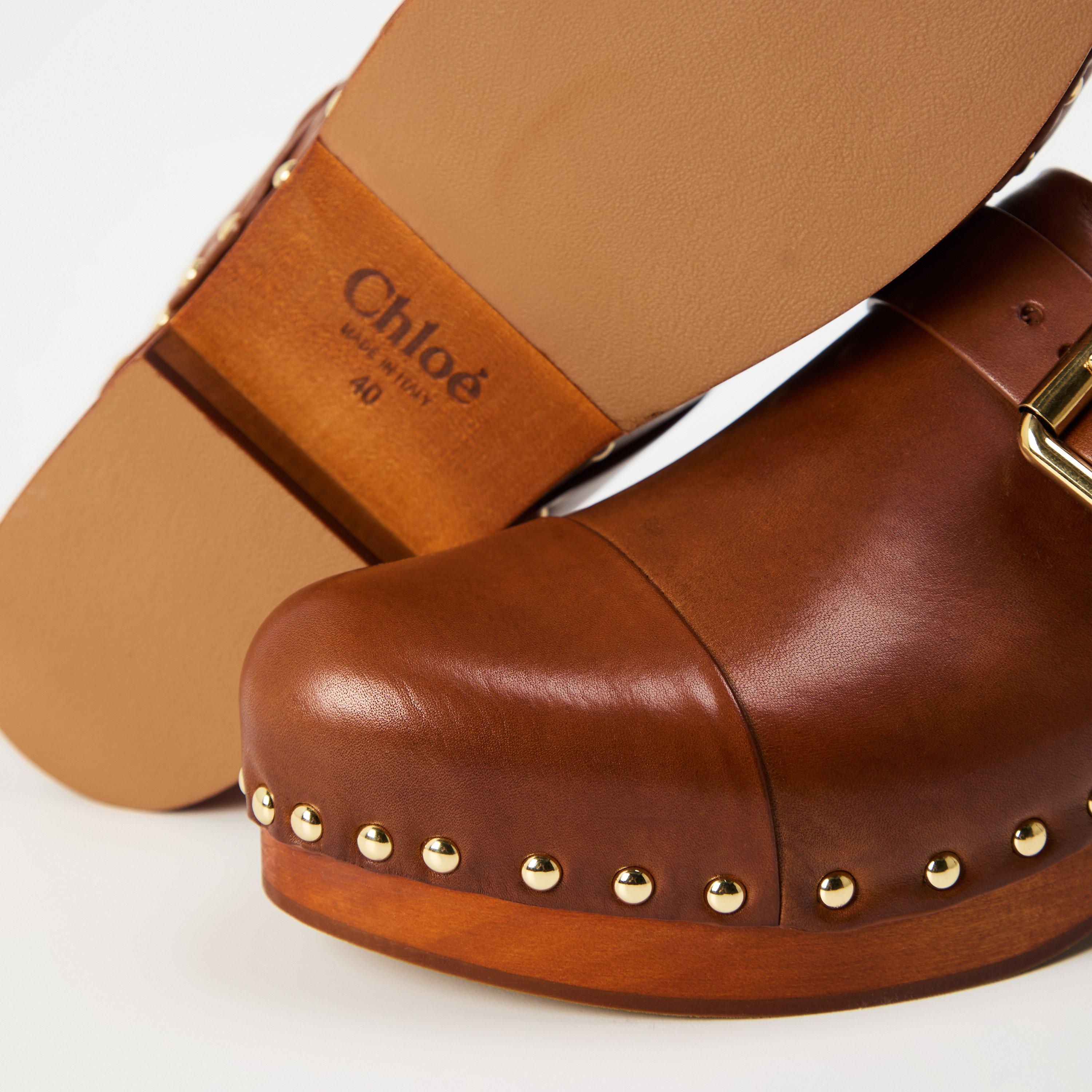 Ginger Brown - Chloe - Women's Jeansnette Clogs - 4