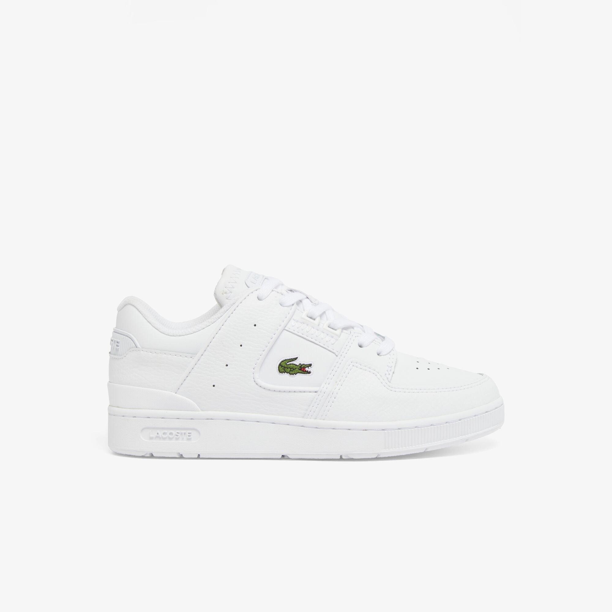 Lacoste Women's Court Cage Low-Top Trainers - White - 7 (40.5)