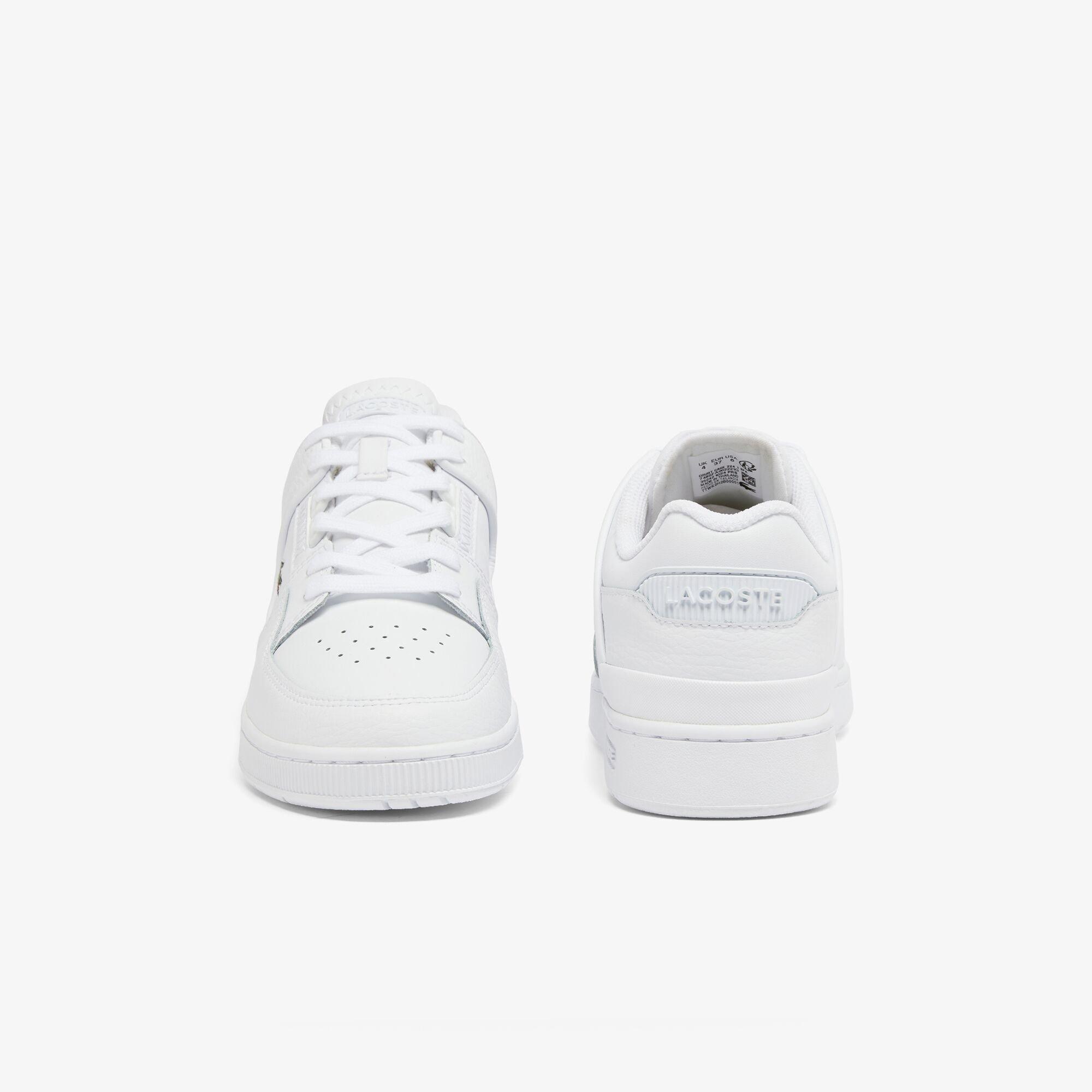 White - Lacoste - Women's Court Cage Low-Top Trainers - 4