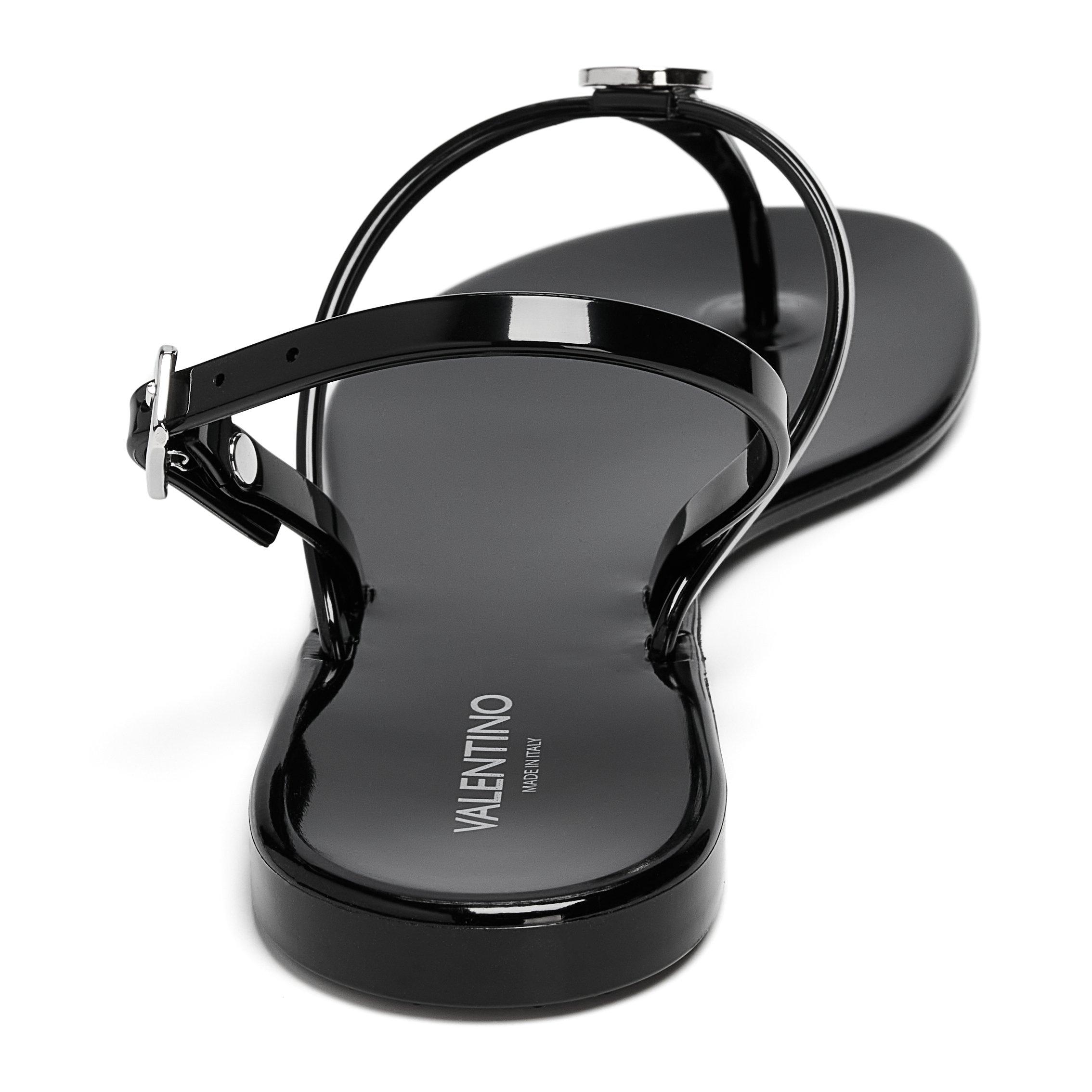 Black - Valentino - Women's Jally Flat Sandals - 3