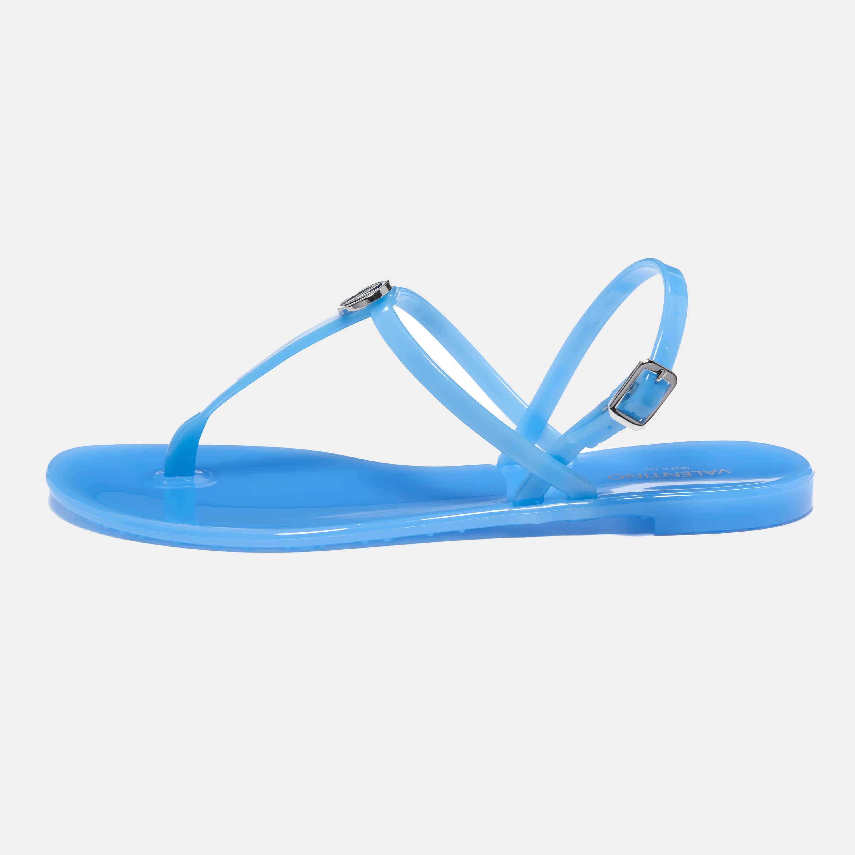 Sky - Valentino - Women's Jally Designer Flat Sandals - 7