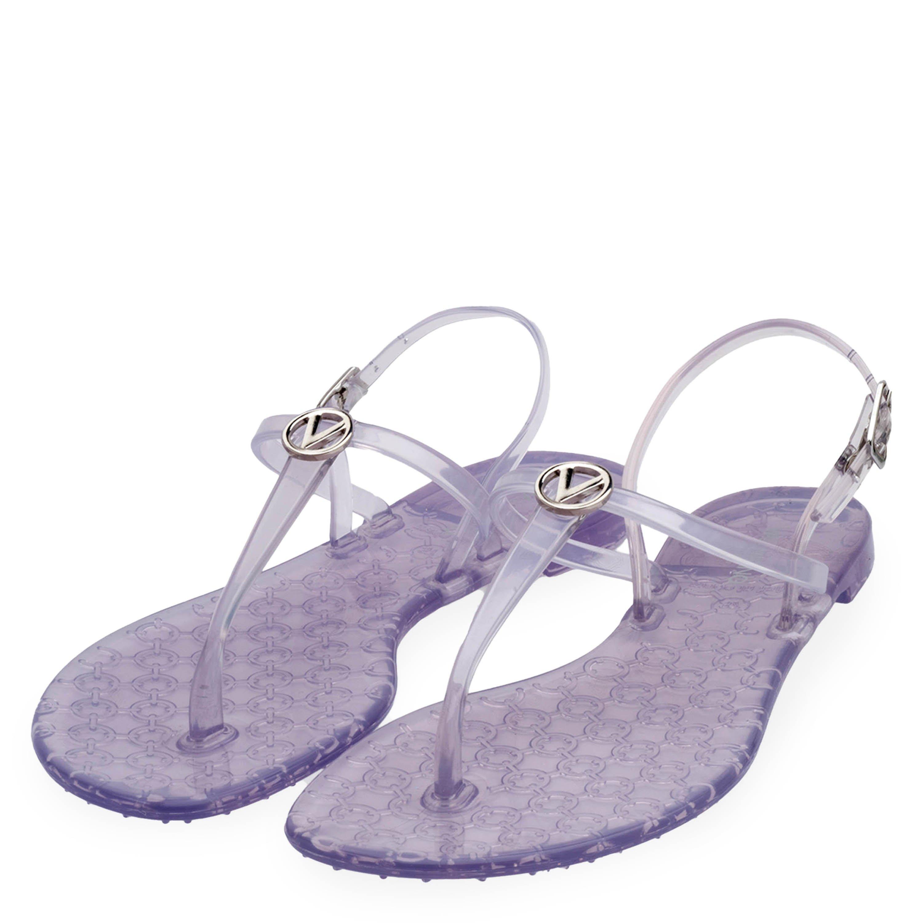 Transparent - Valentino - Women's Jally Designer Flat Sandals - 2