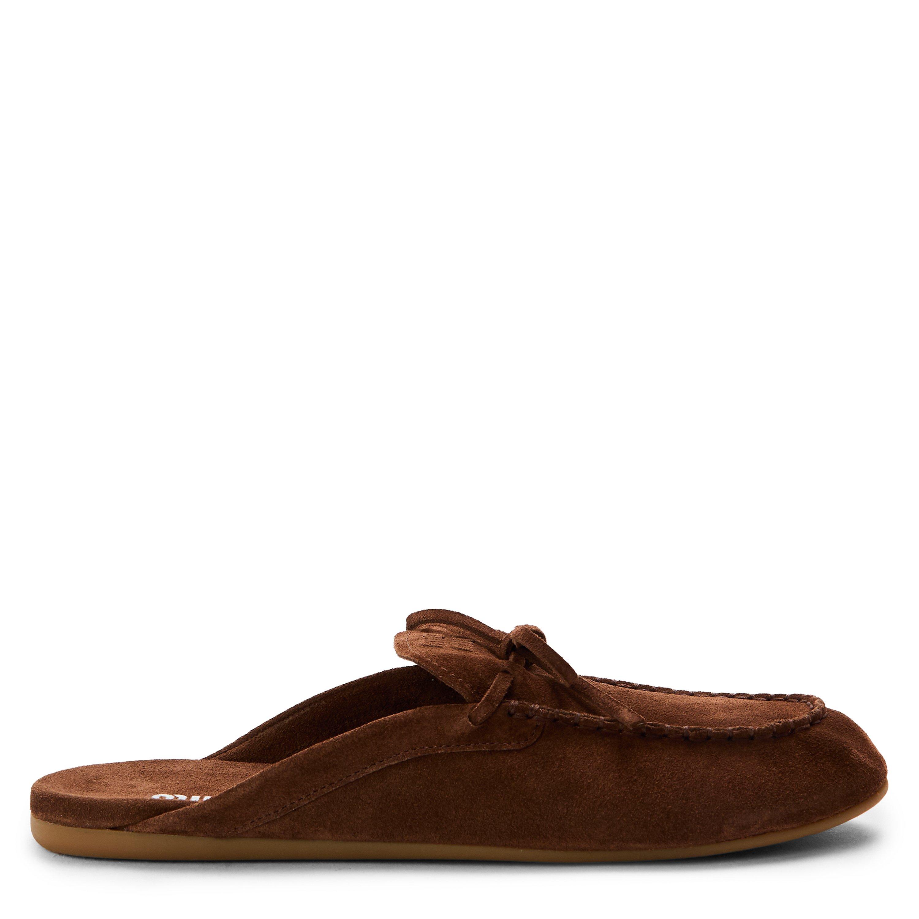 Miu Miu Women's Sabot Boat Shoe Flat Mules - Cacao - Size 7 (40)