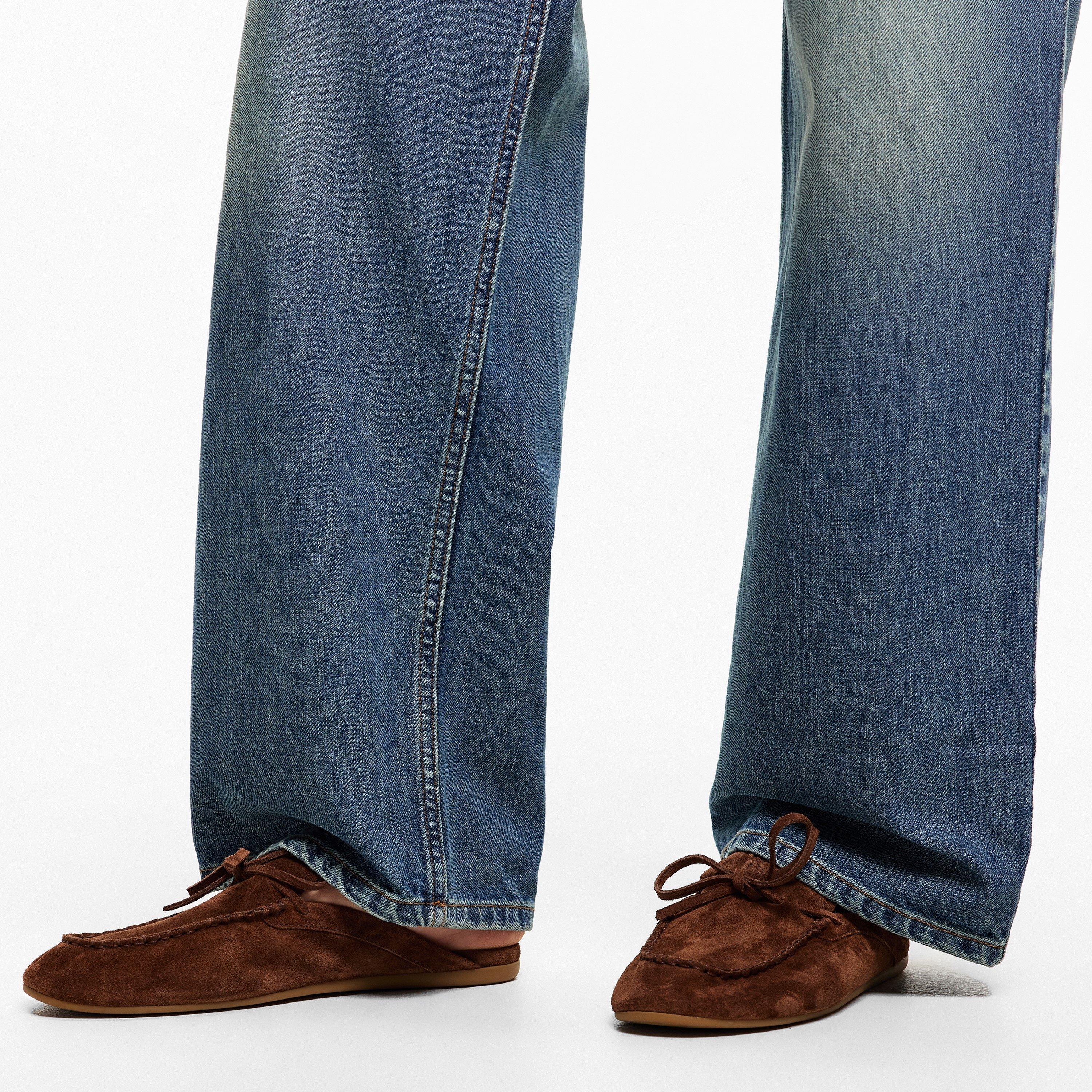 Cacao - Miu Miu - Women's Sabot Boat Shoe Flat Mules - 3