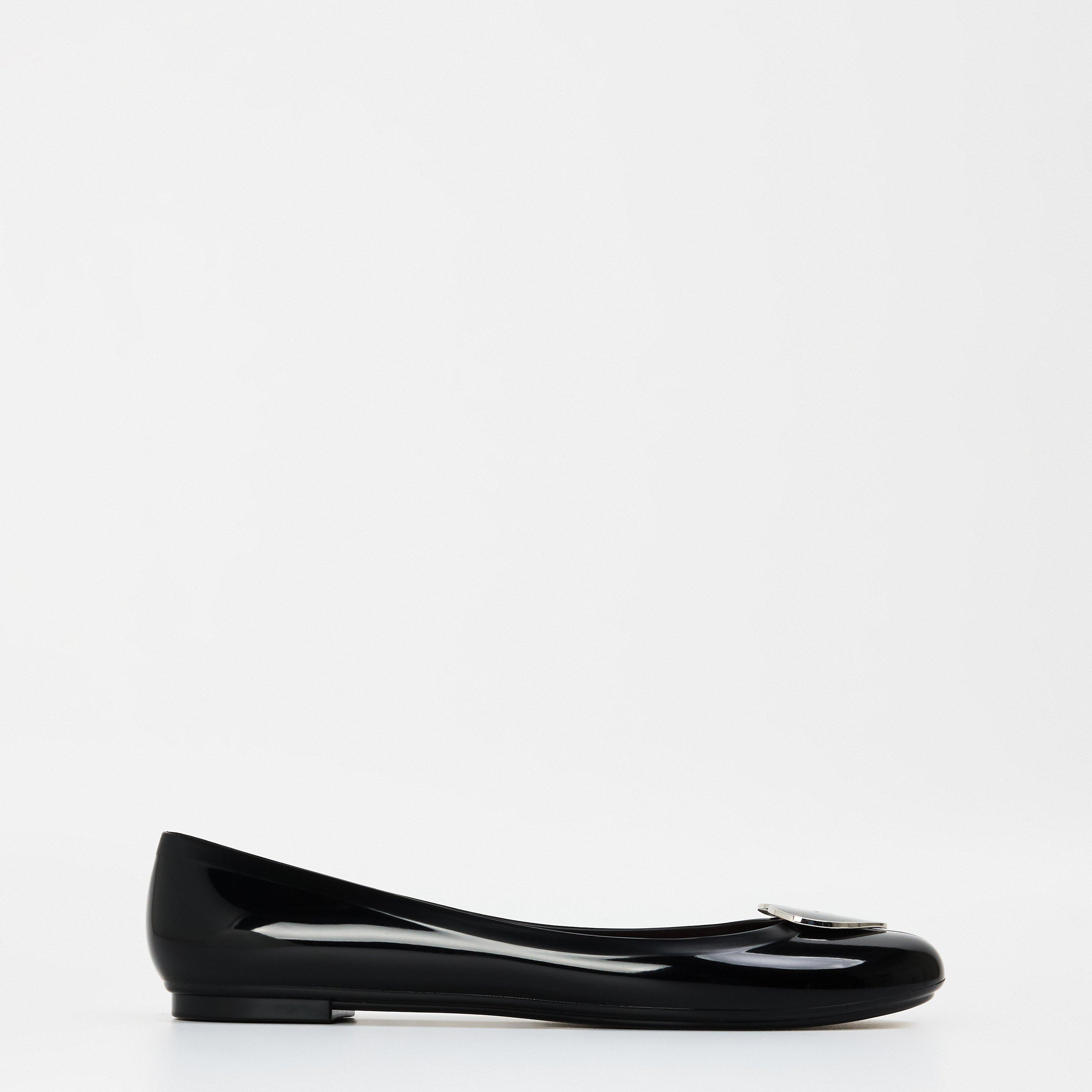 Black/Silver - Love Moschino - Jelly Ballet Pumps - 1