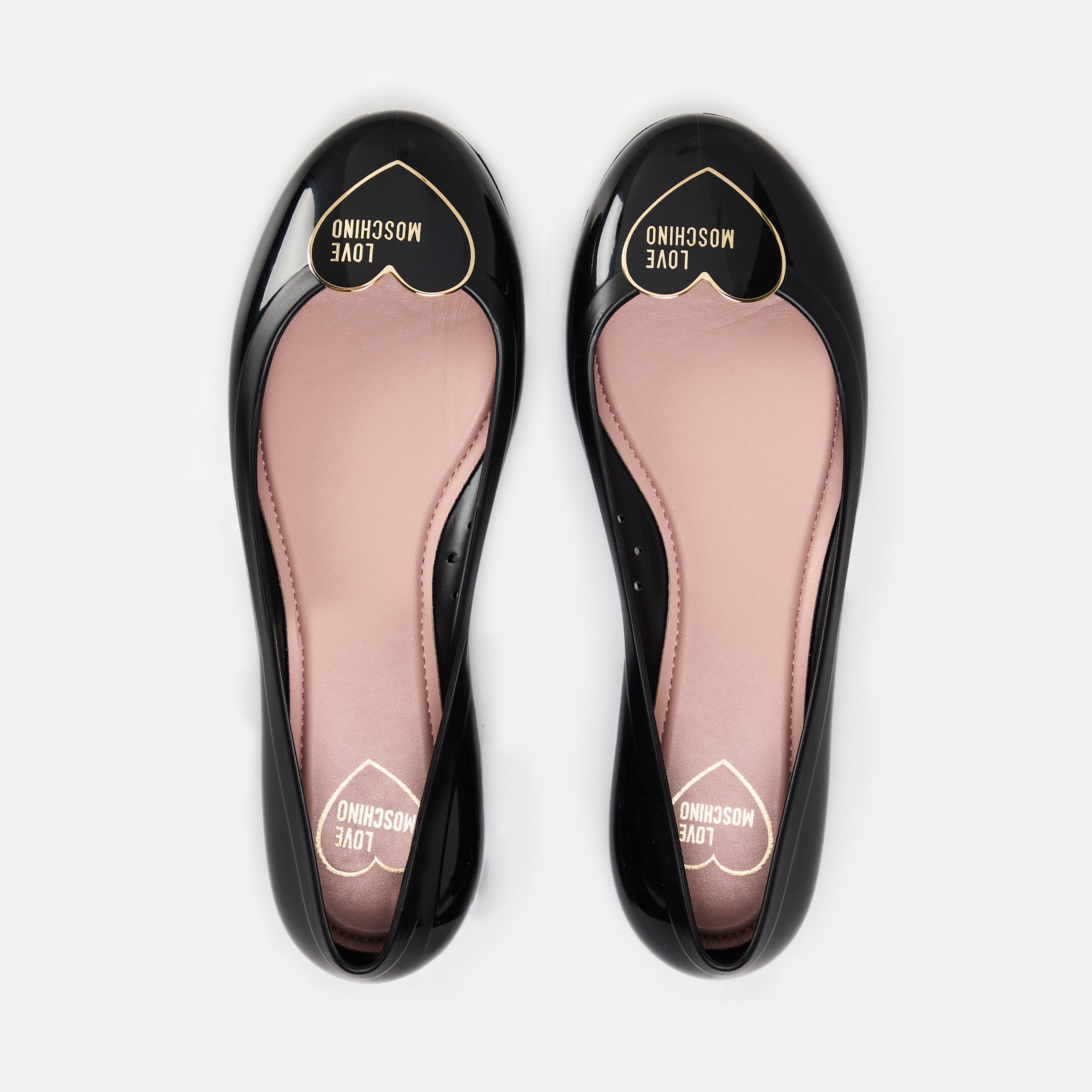 Black/Gold - Love Moschino - Jelly Ballet Pumps - 5