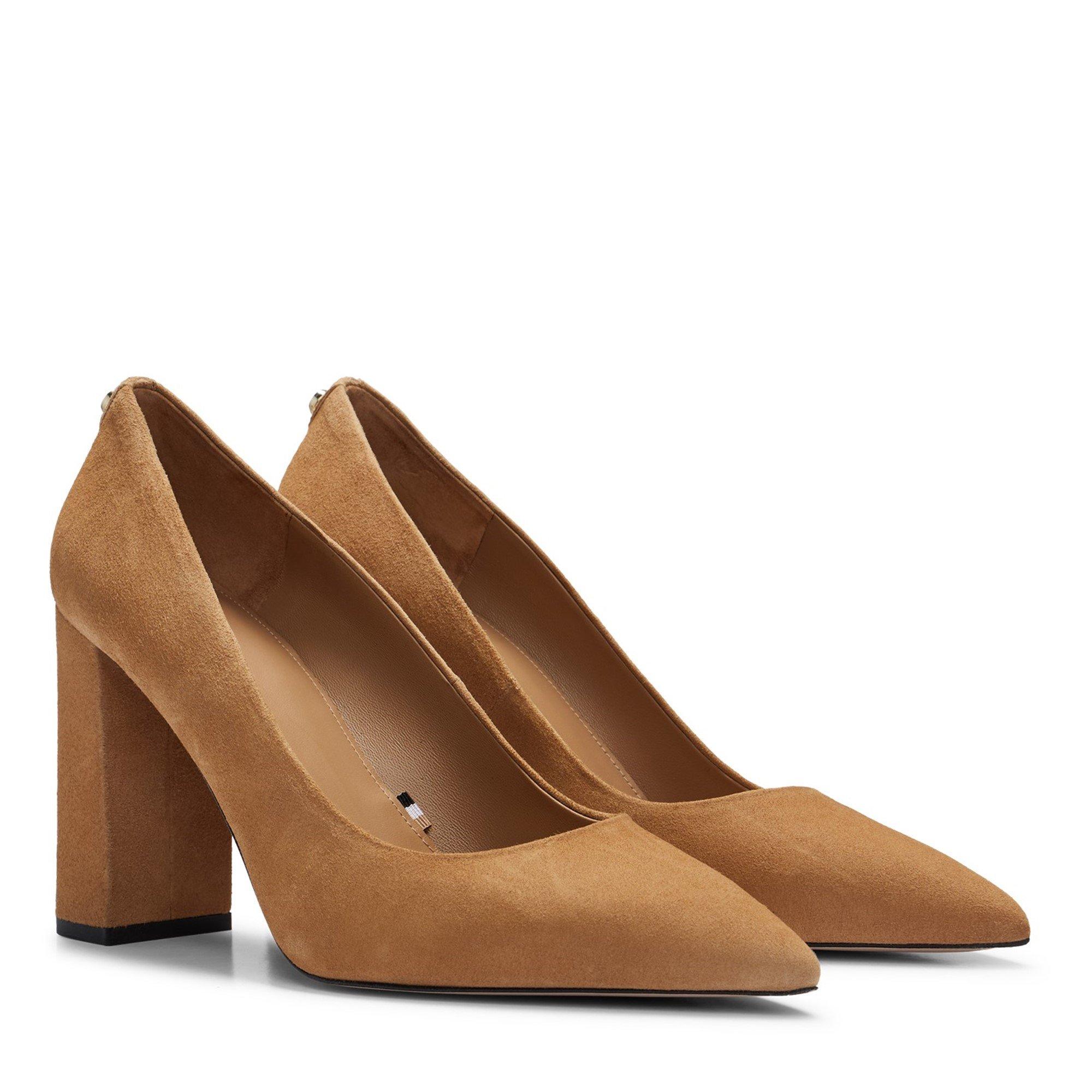 Med Beige - Boss - Women's Janet Pump Heel Shoes - 4