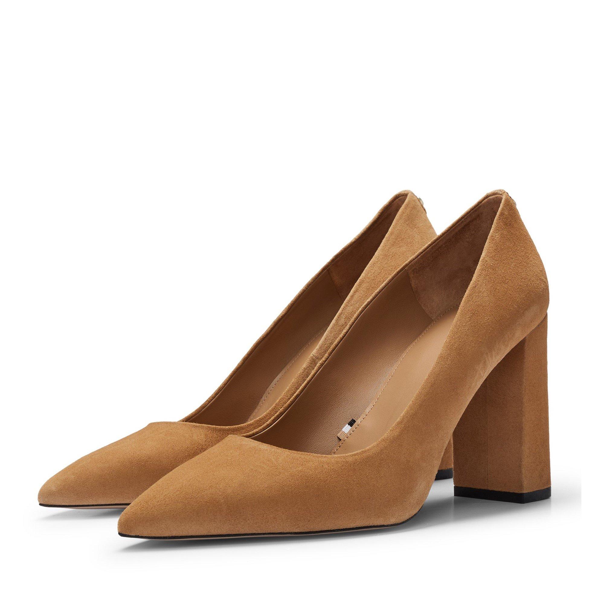 Med Beige - Boss - Women's Janet Pump Heel Shoes - 7