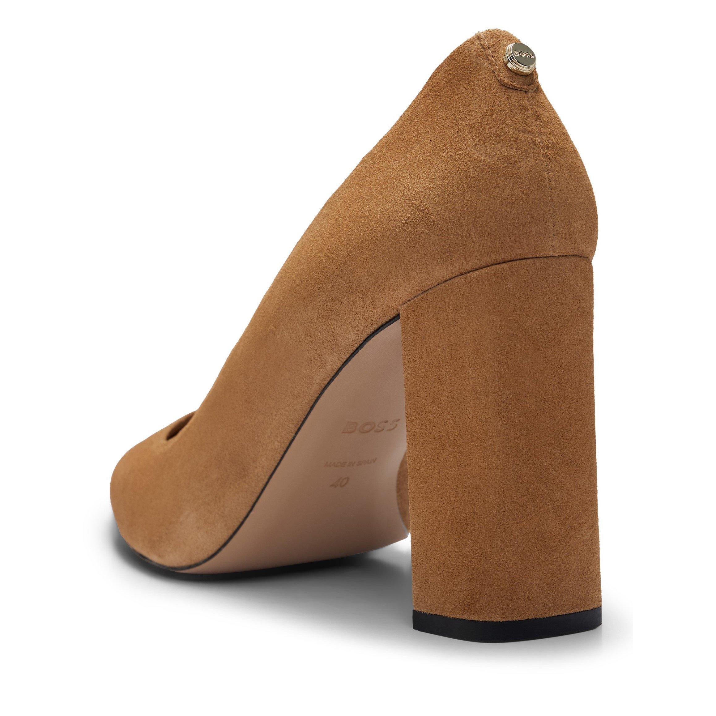 Med Beige - Boss - Women's Janet Pump Heel Shoes - 8