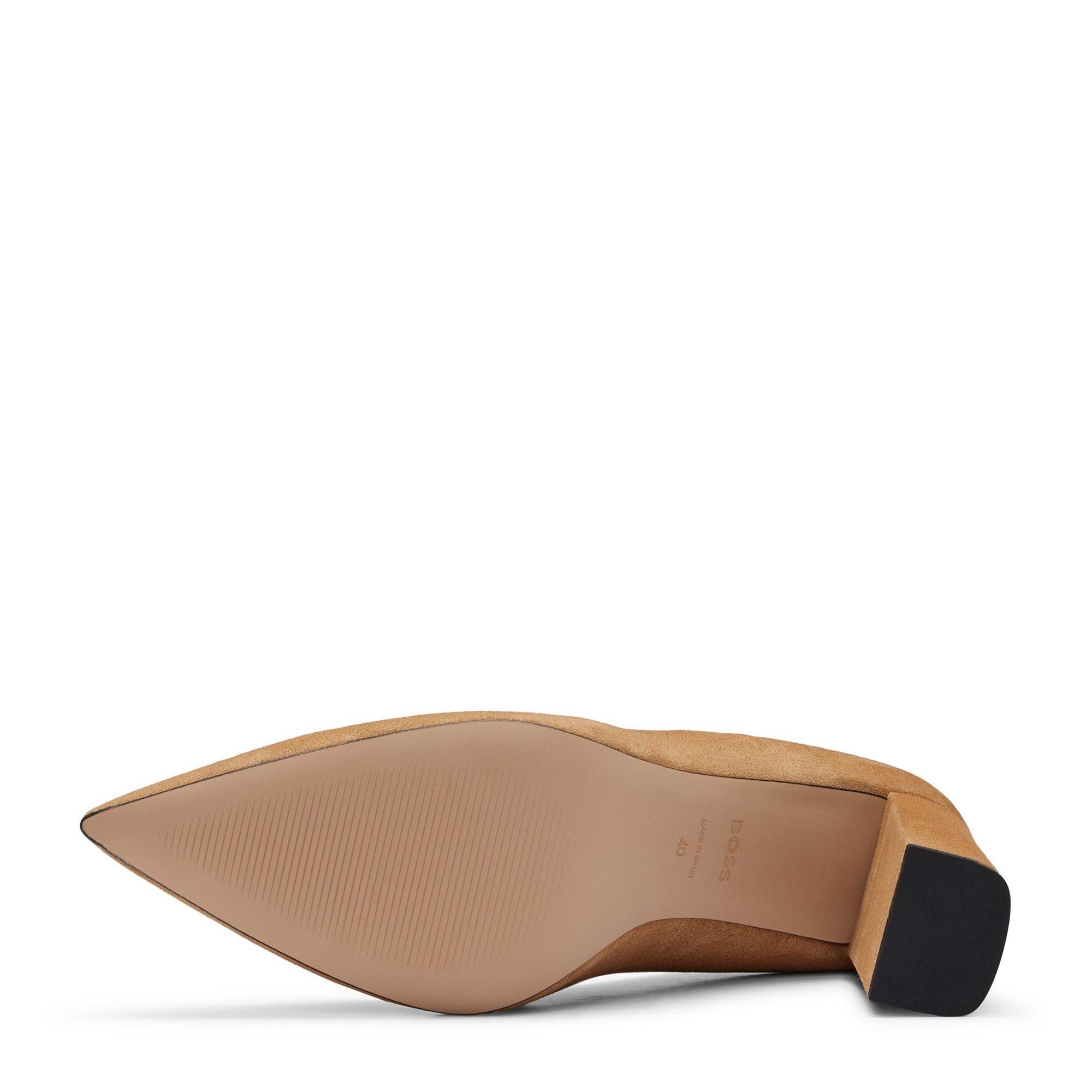 Med Beige - Boss - Women's Janet Pump Heel Shoes - 9