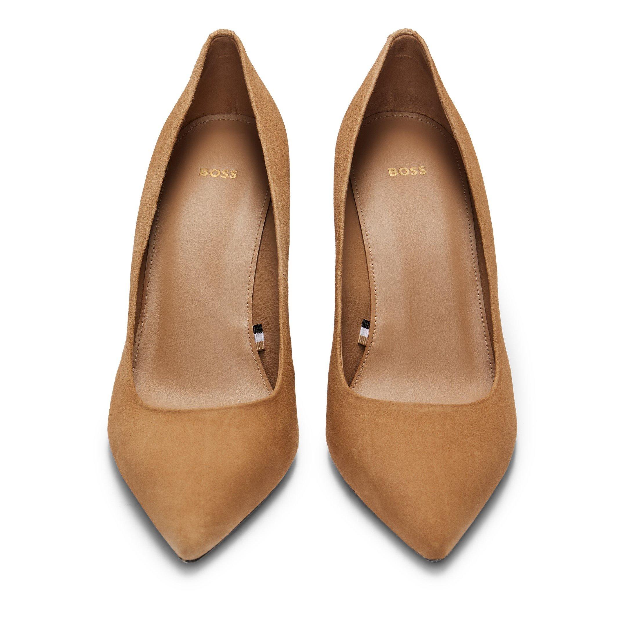 Med Beige - Boss - Women's Janet Pump Heel Shoes - 10