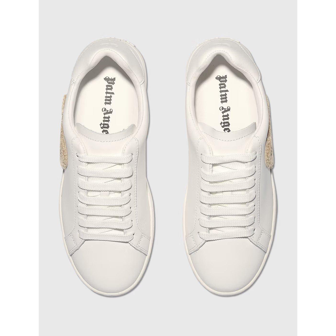 White Brown - Palm Angels - Women's New Teddy Bear Tennis Court Trainers