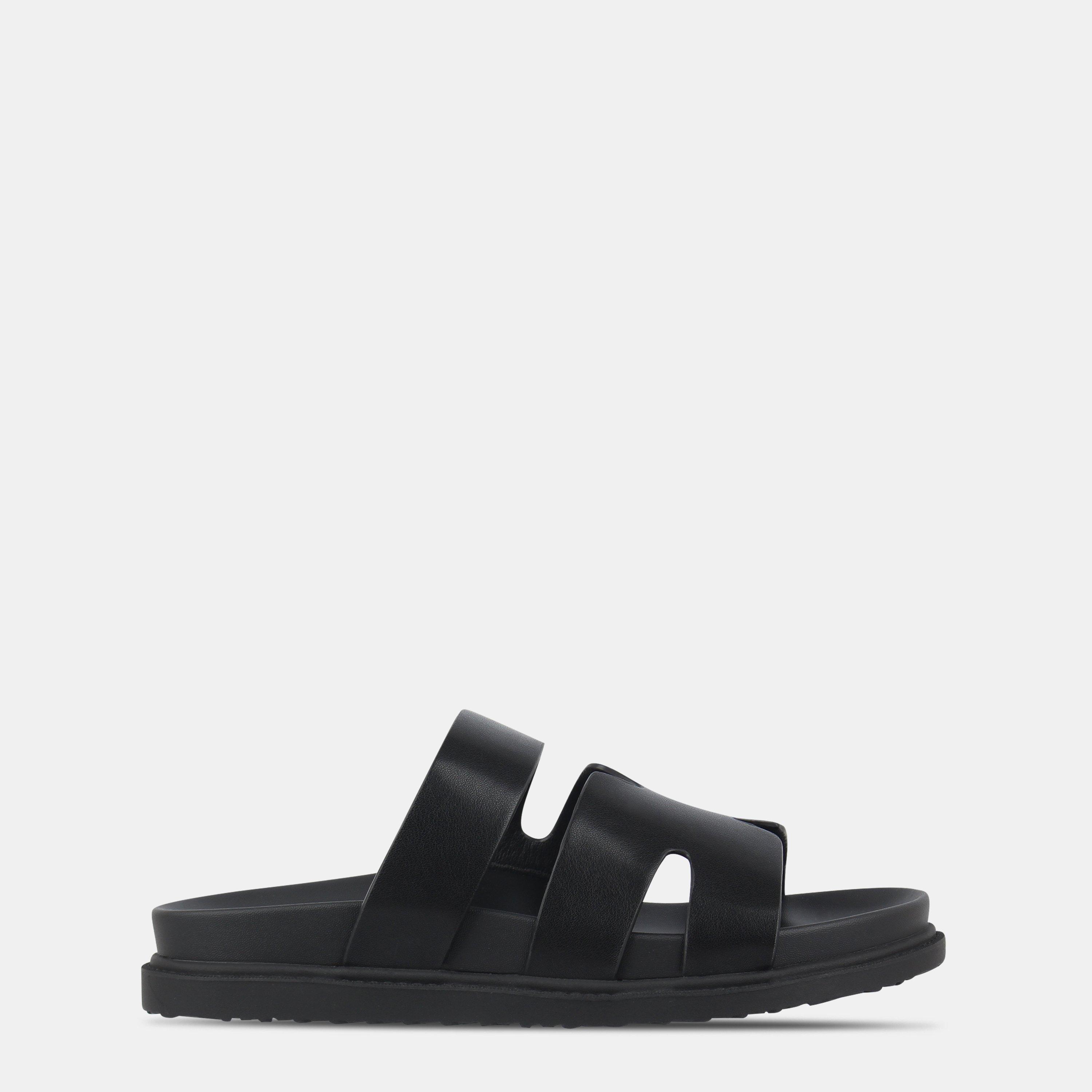 Black - Miso - Women's Hermes Flat Sandals - 1