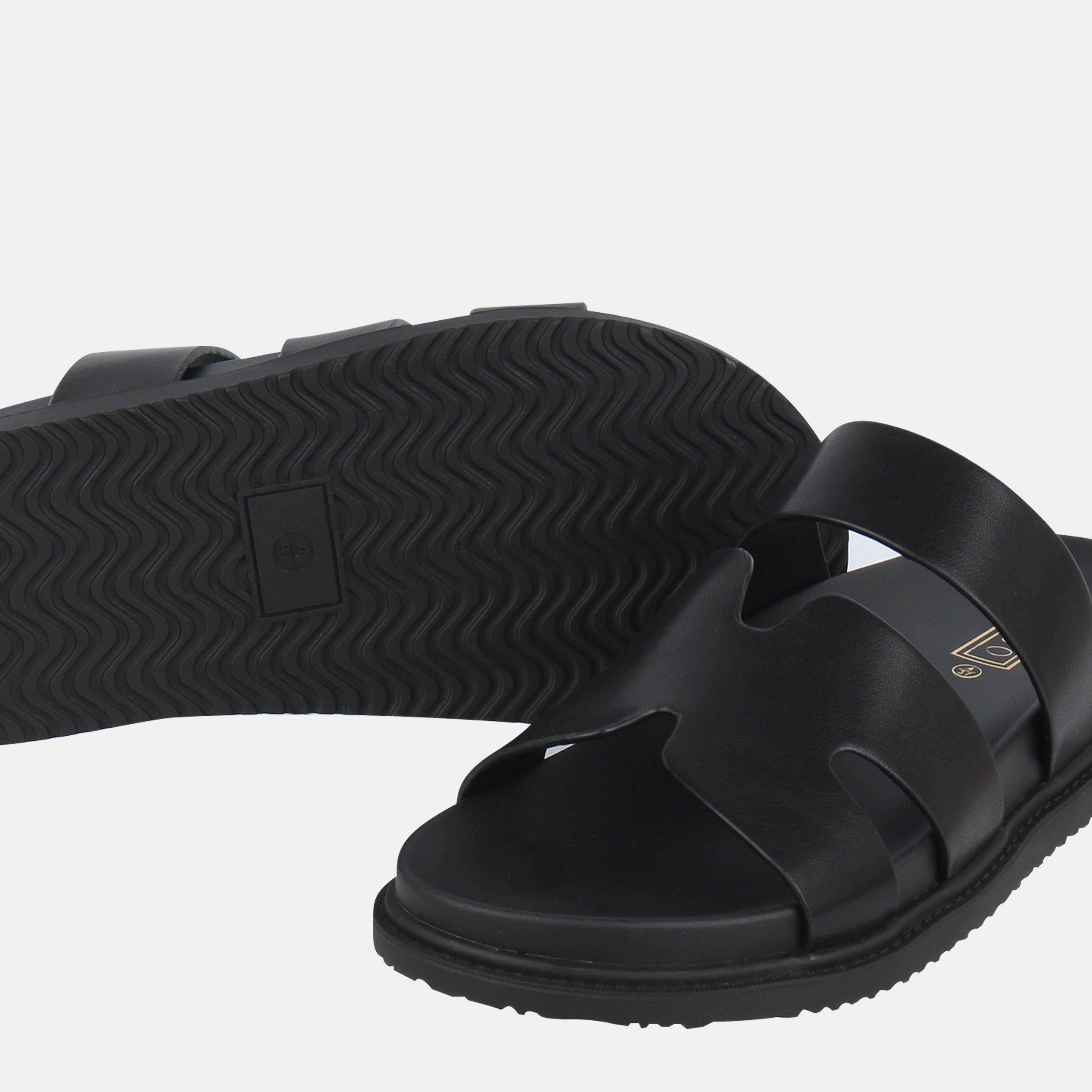 Black - Miso - Hermes Flat Sandals - 3