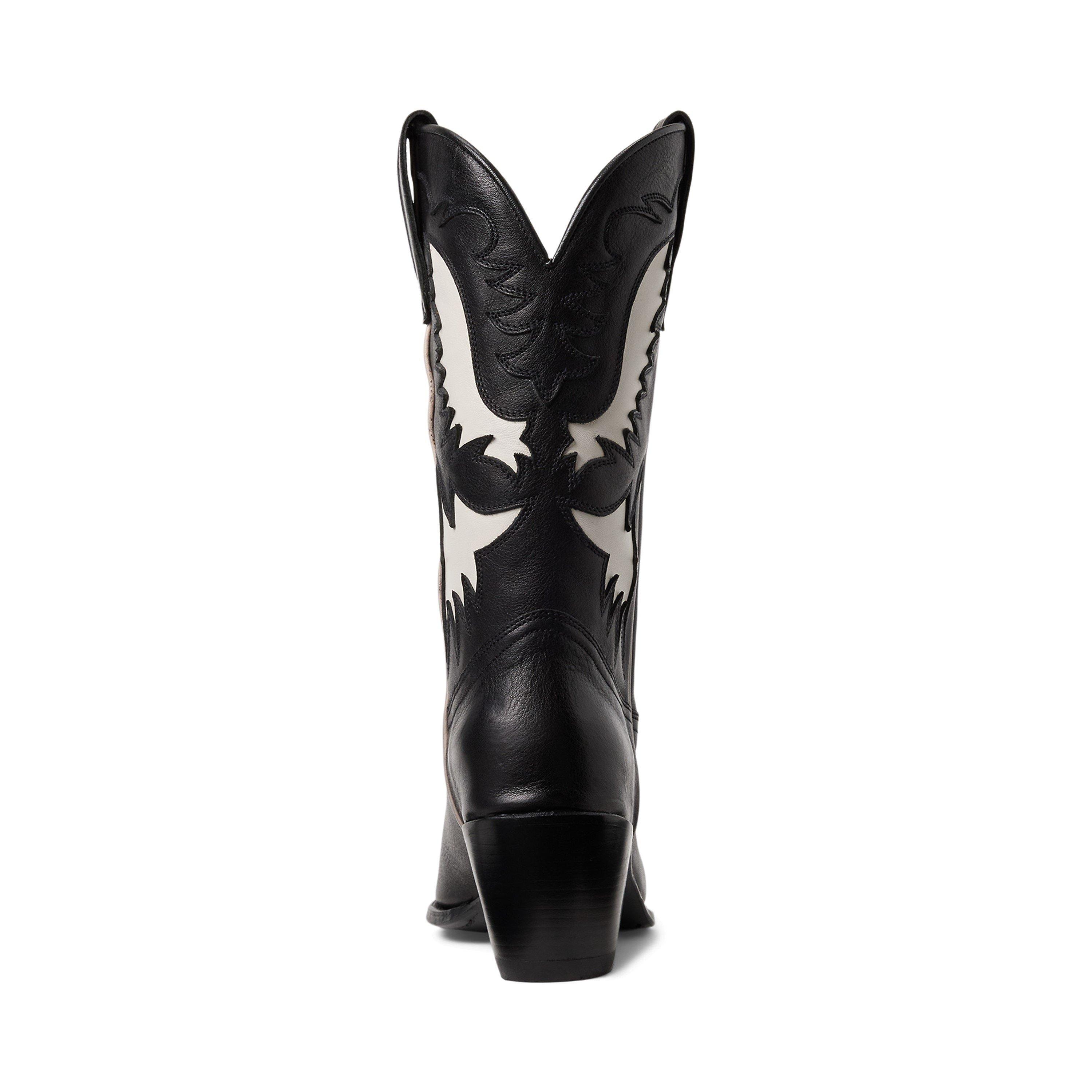 Black - Polo Ralph Lauren - Women's Western Cowboy Boots - 3