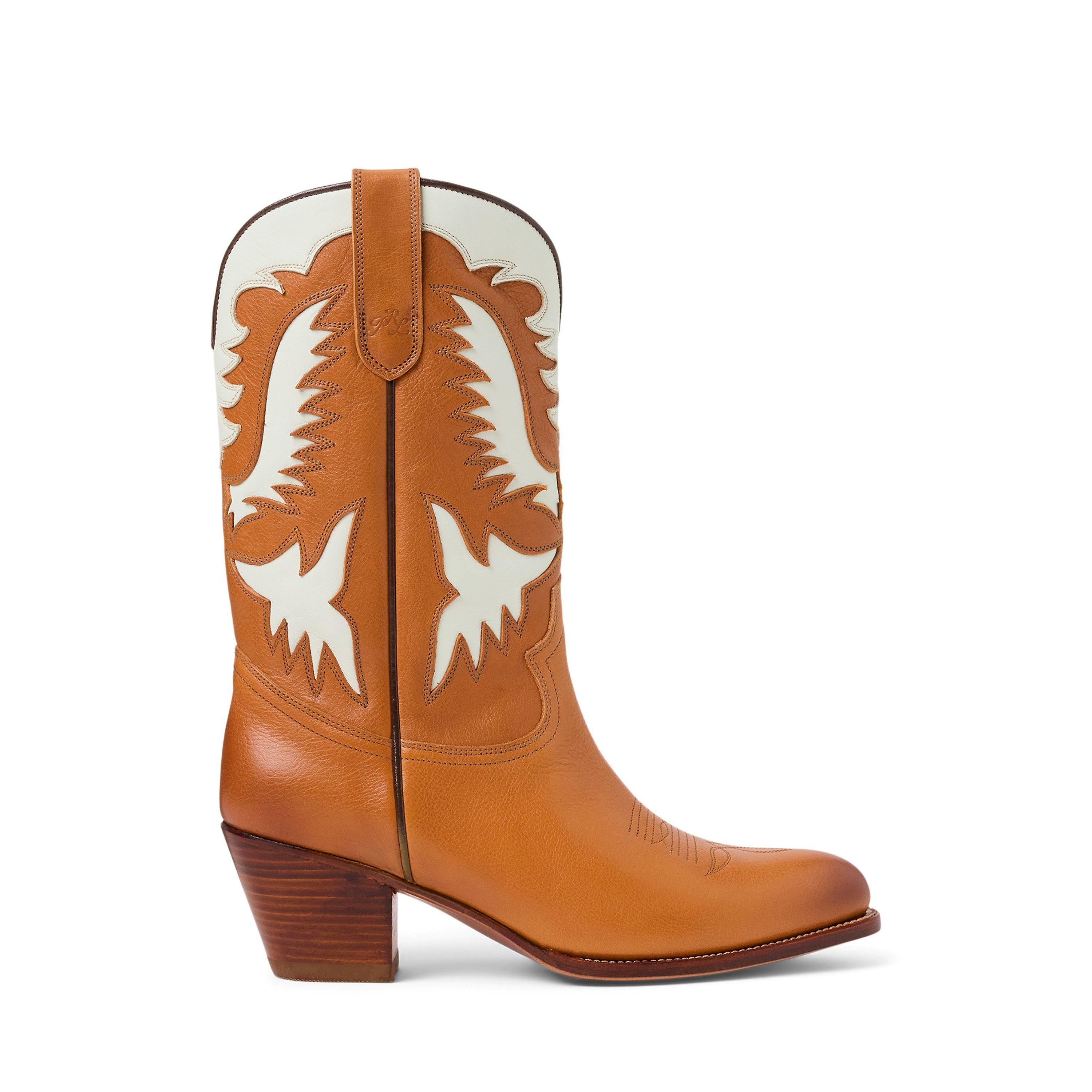 Polo Ralph Lauren Women's Western Cowboy Boots - Cuoio - 6 (39)
