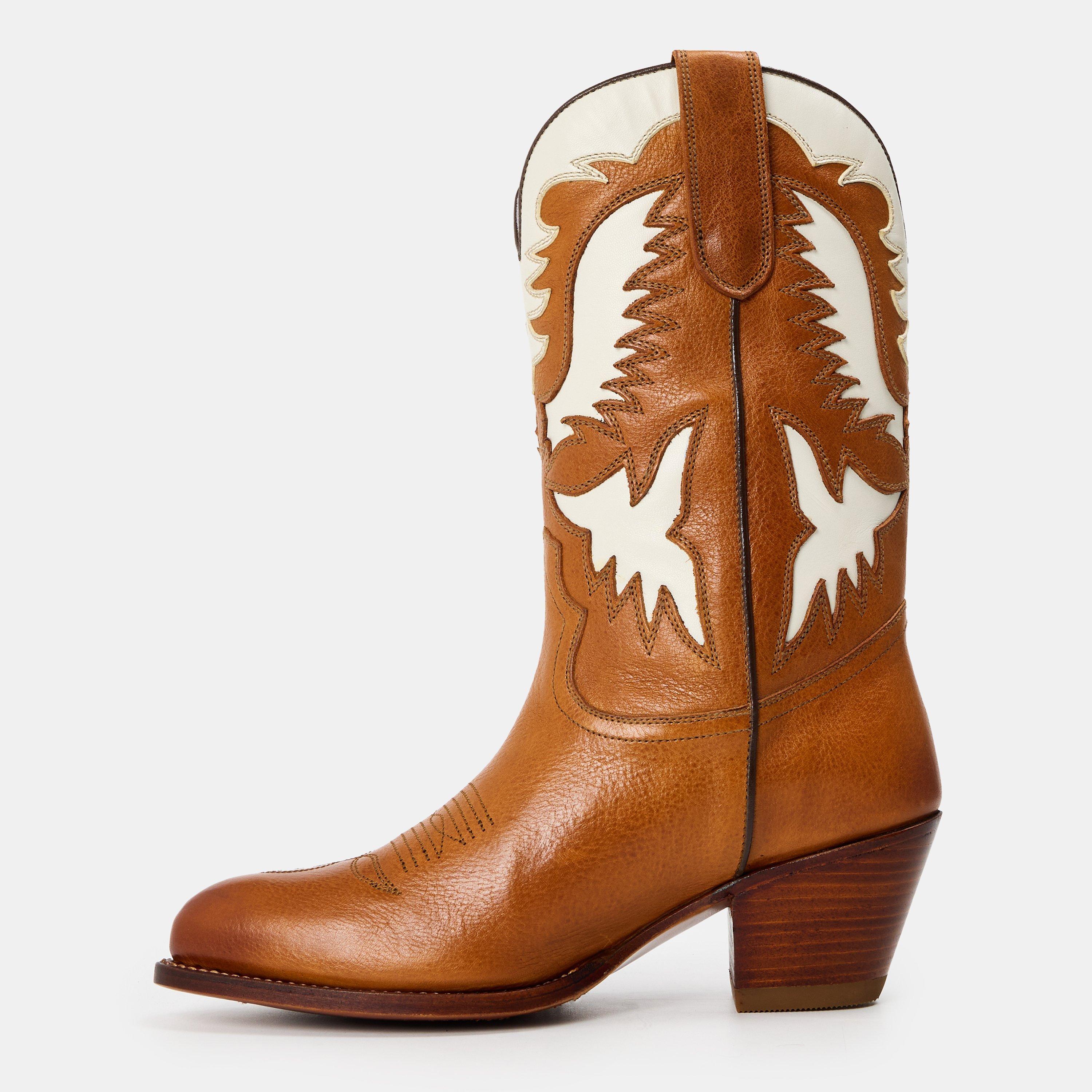 Cuoio - Polo Ralph Lauren - Women's Western Cowboy Boots - 2