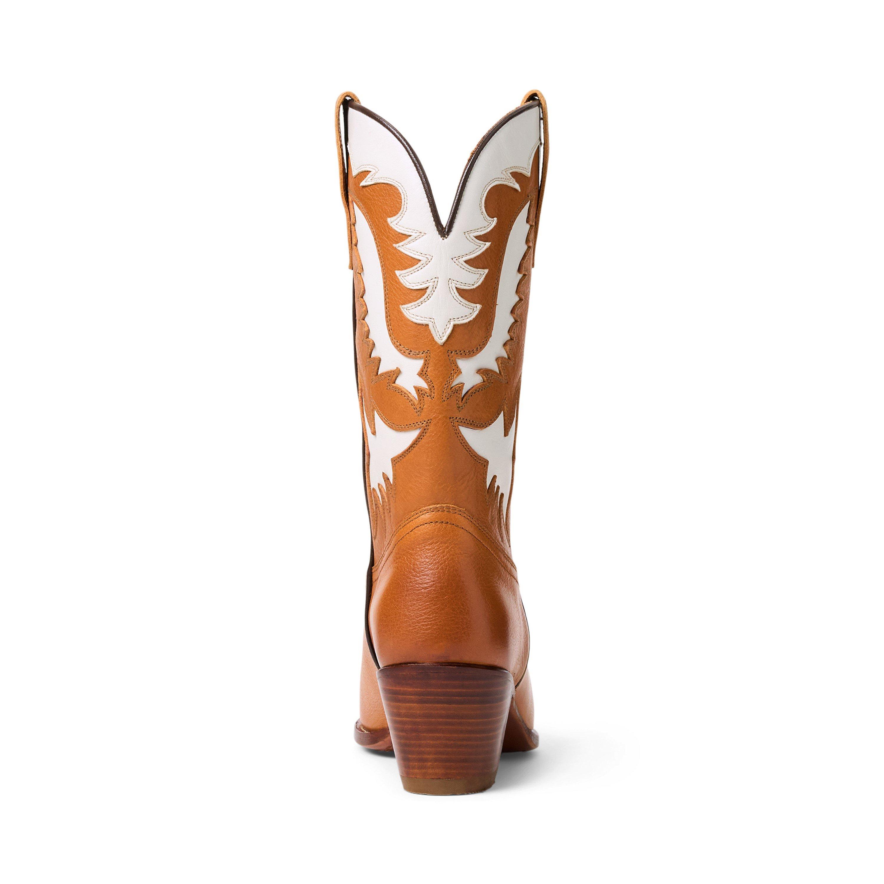 Cuoio - Polo Ralph Lauren - Women's Western Cowboy Boots - 3