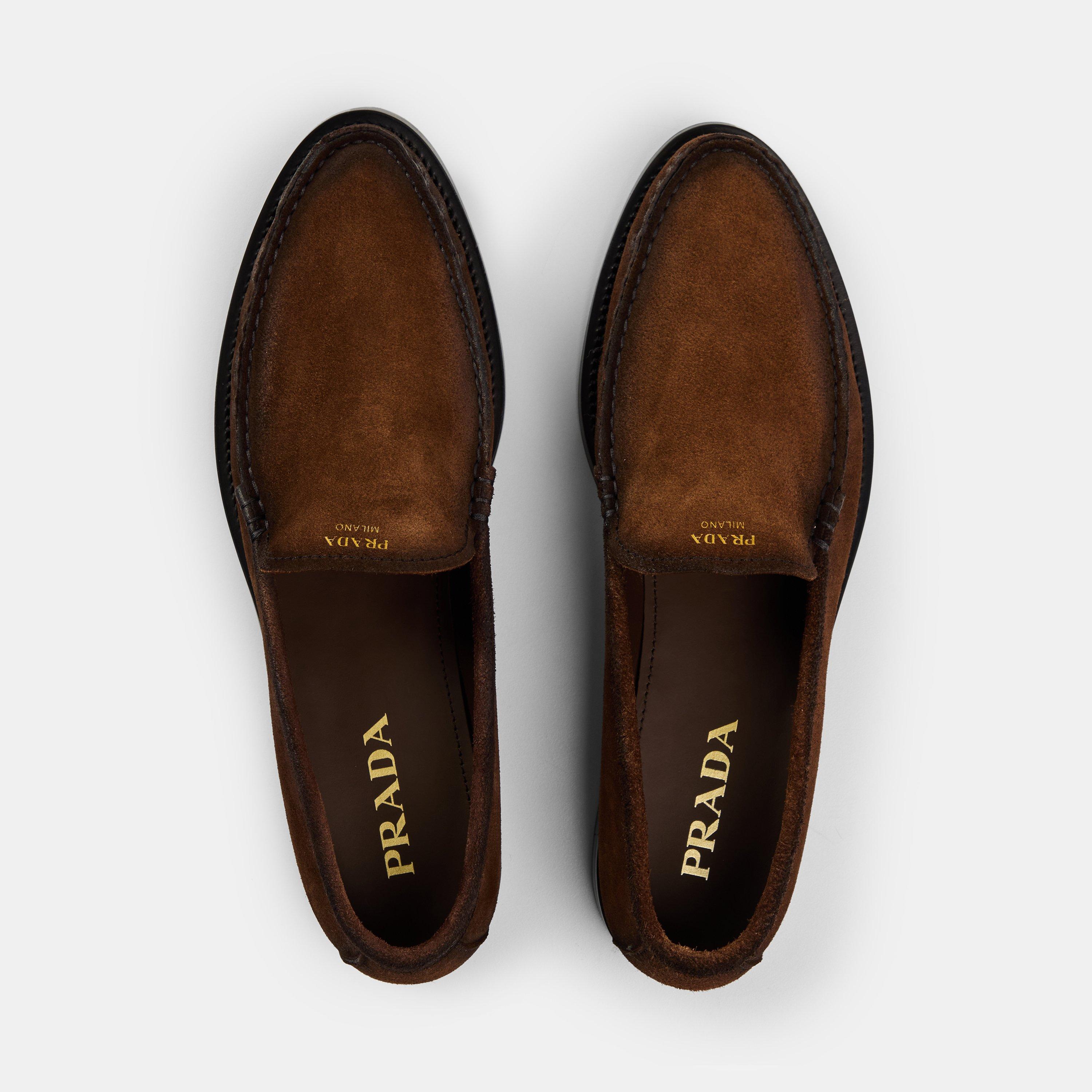 Cacao - Prada - Prada Logo Loafer Ld54 - 5