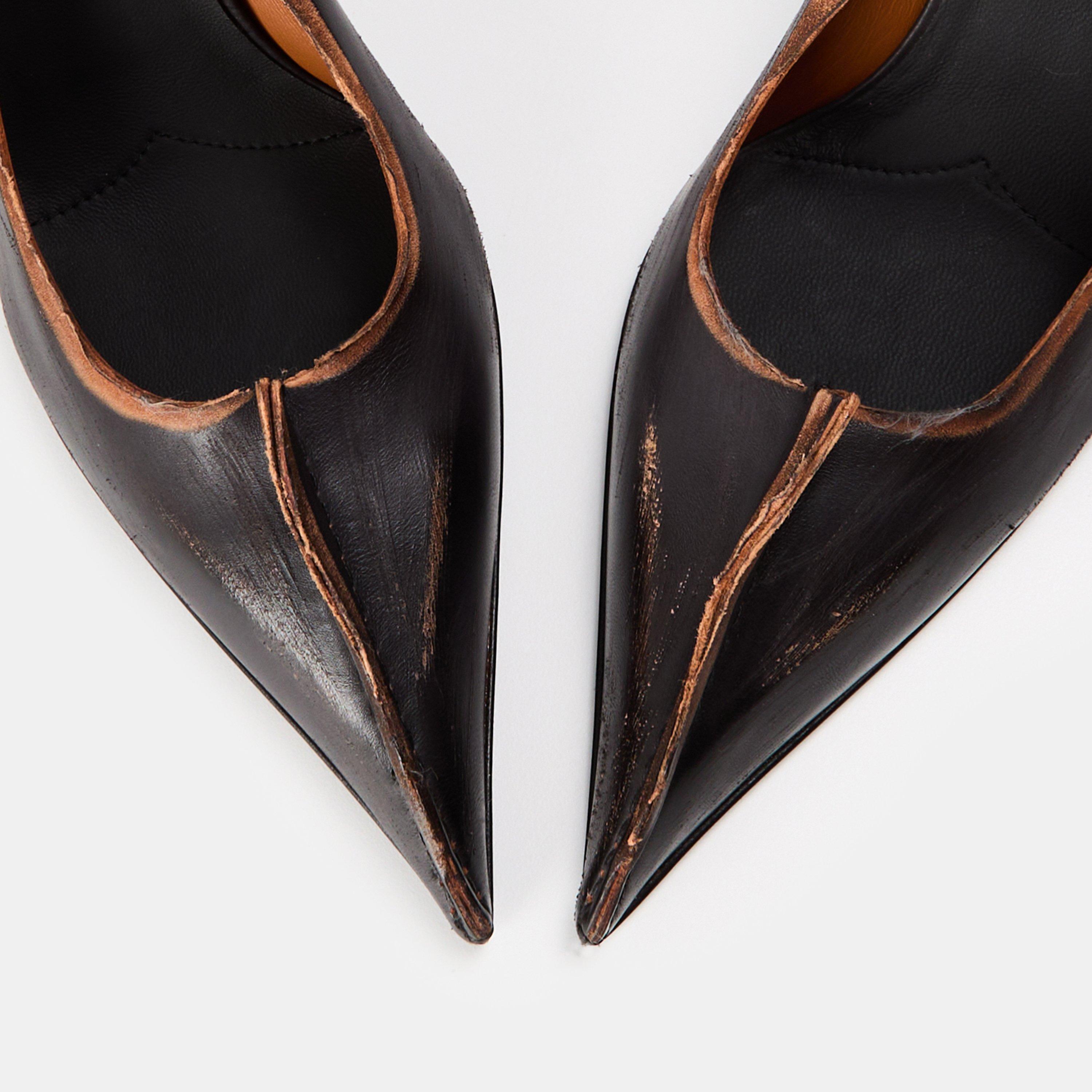 Black Distress - Prada - Women's Stiletto Heels - 4