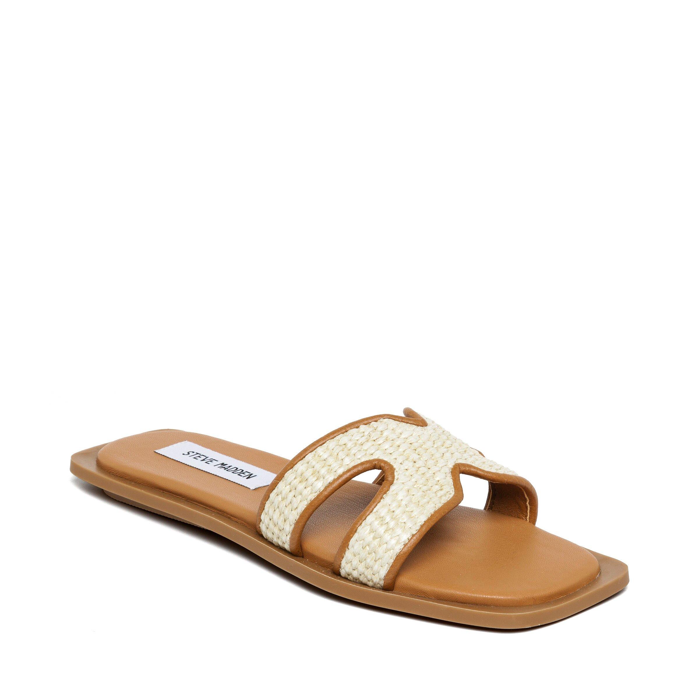 Nat Raffia - Steve Madden - Women's Flat Sandals - 3