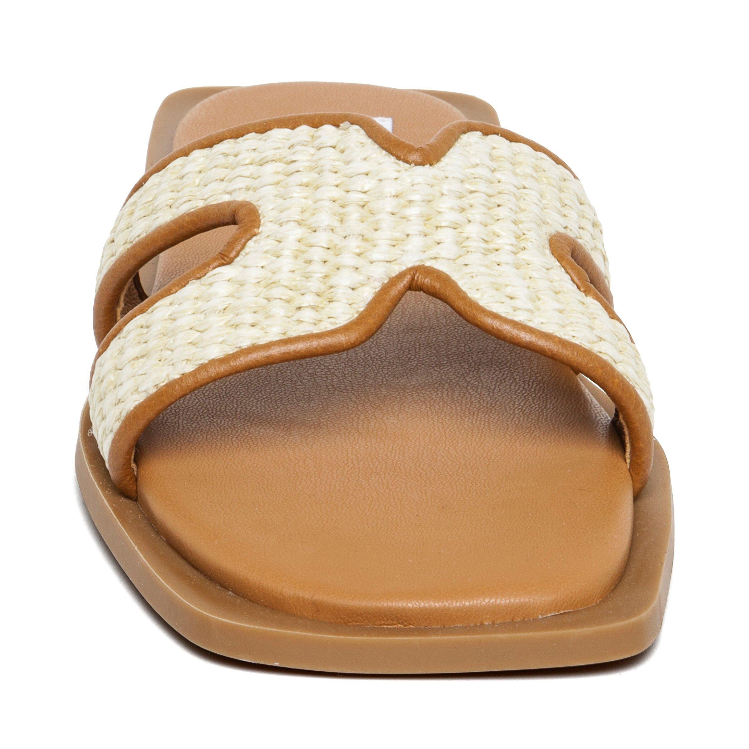 Nat Raffia - Steve Madden - Women's Flat Sandals - 5