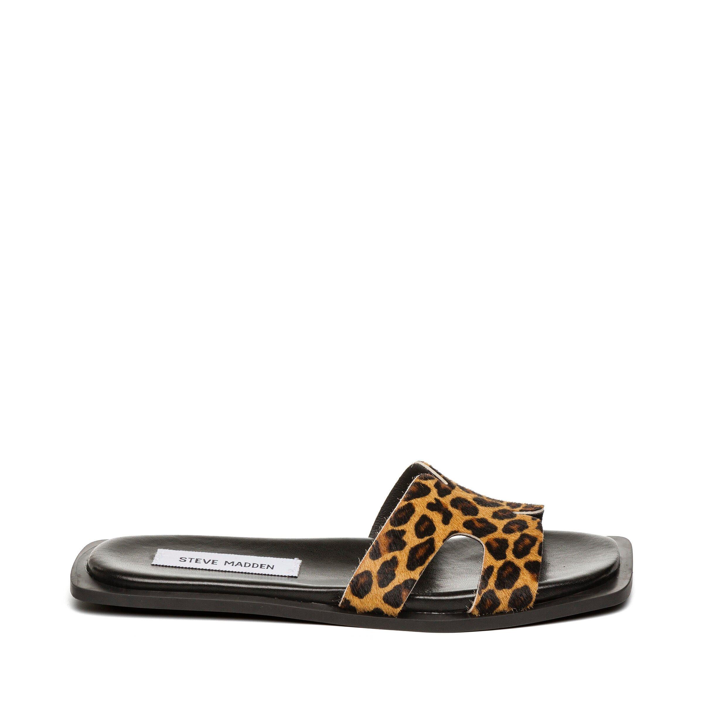Steve Madden Women's Flat Sandals - Leopard - 6 (39)