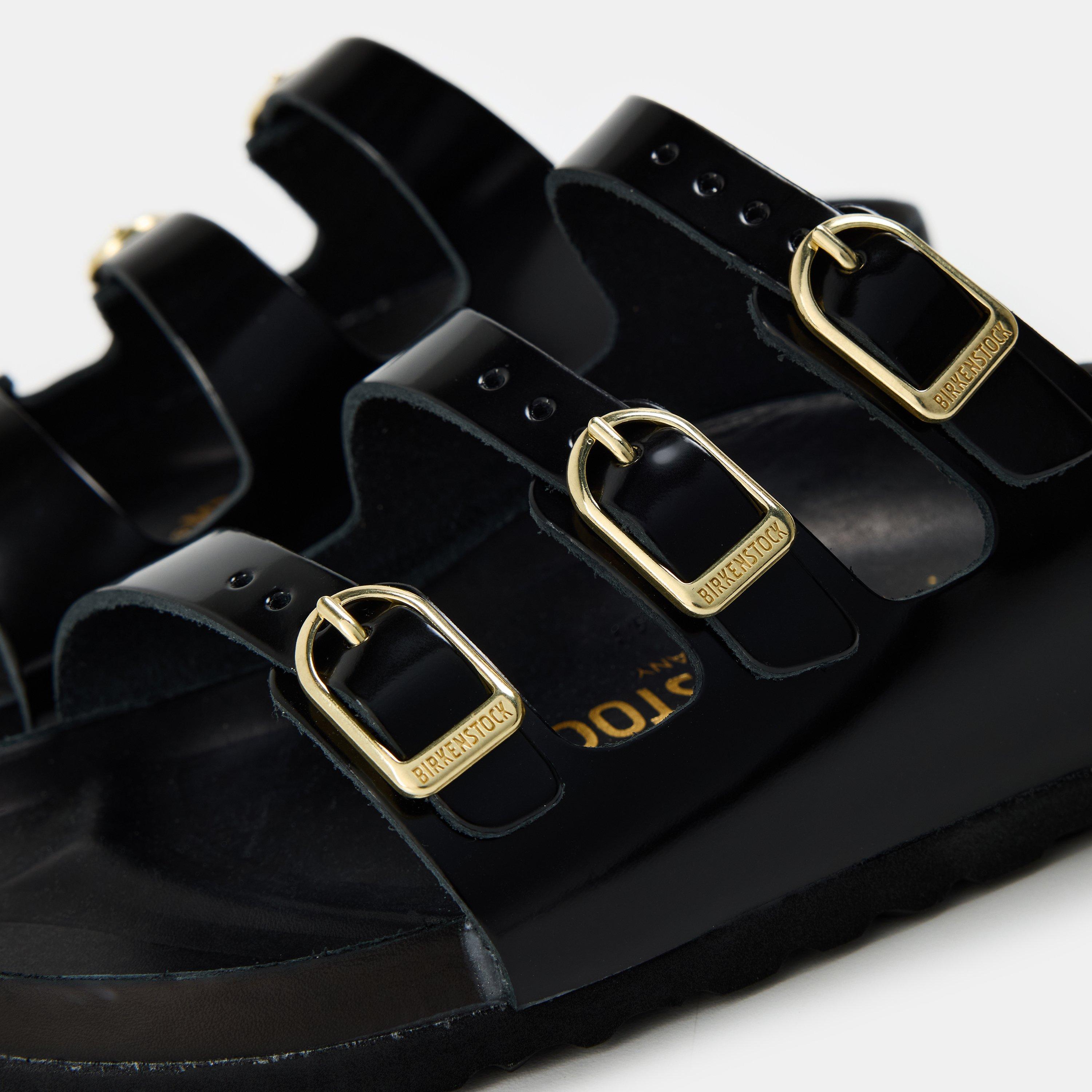 Black - Birkenstock - Women's Bstk Florde Exquiste Flat Sandals - 3