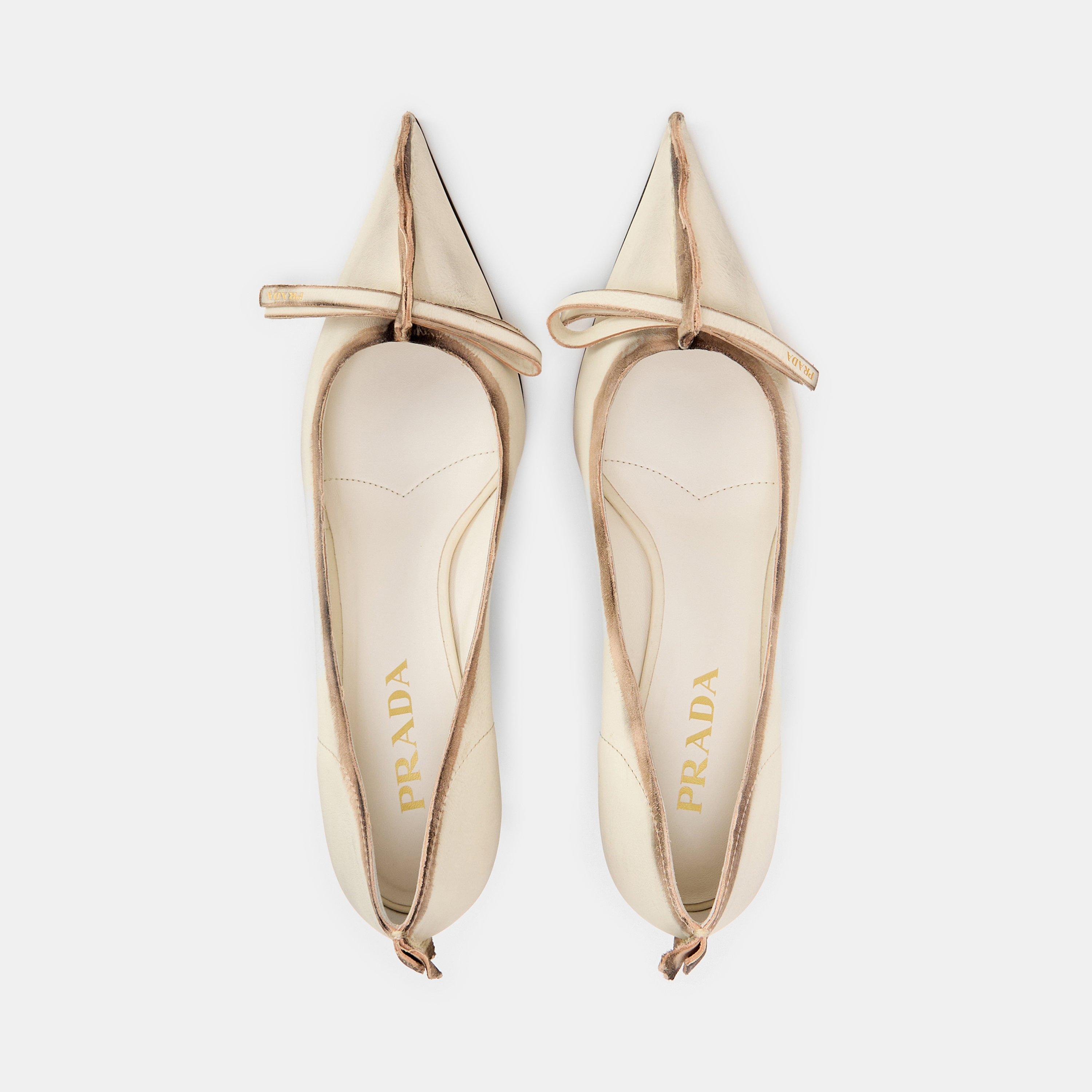 Talco White - Prada - Women's Stiletto Heels - 5