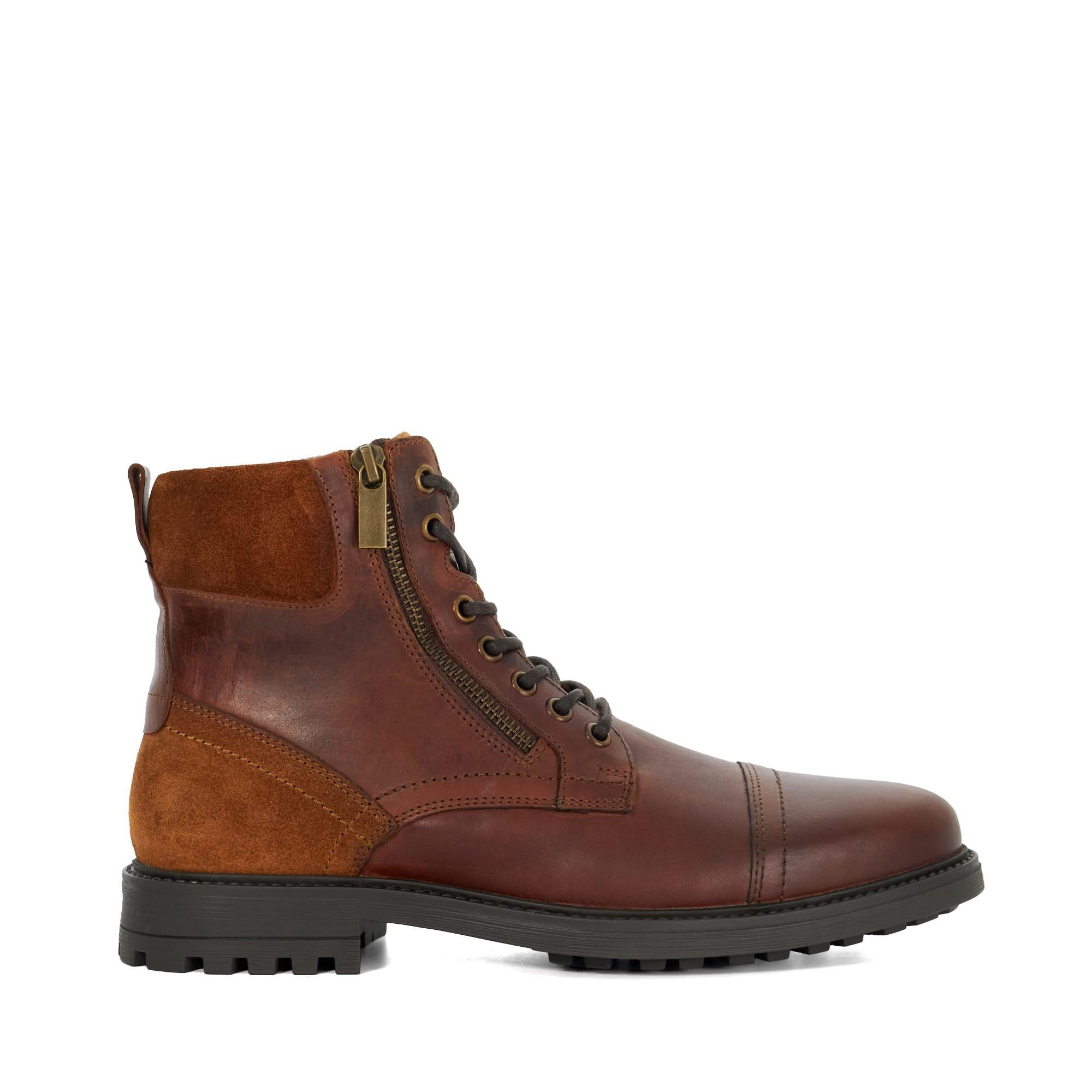 Dune London Men's Biker Boots In Tan