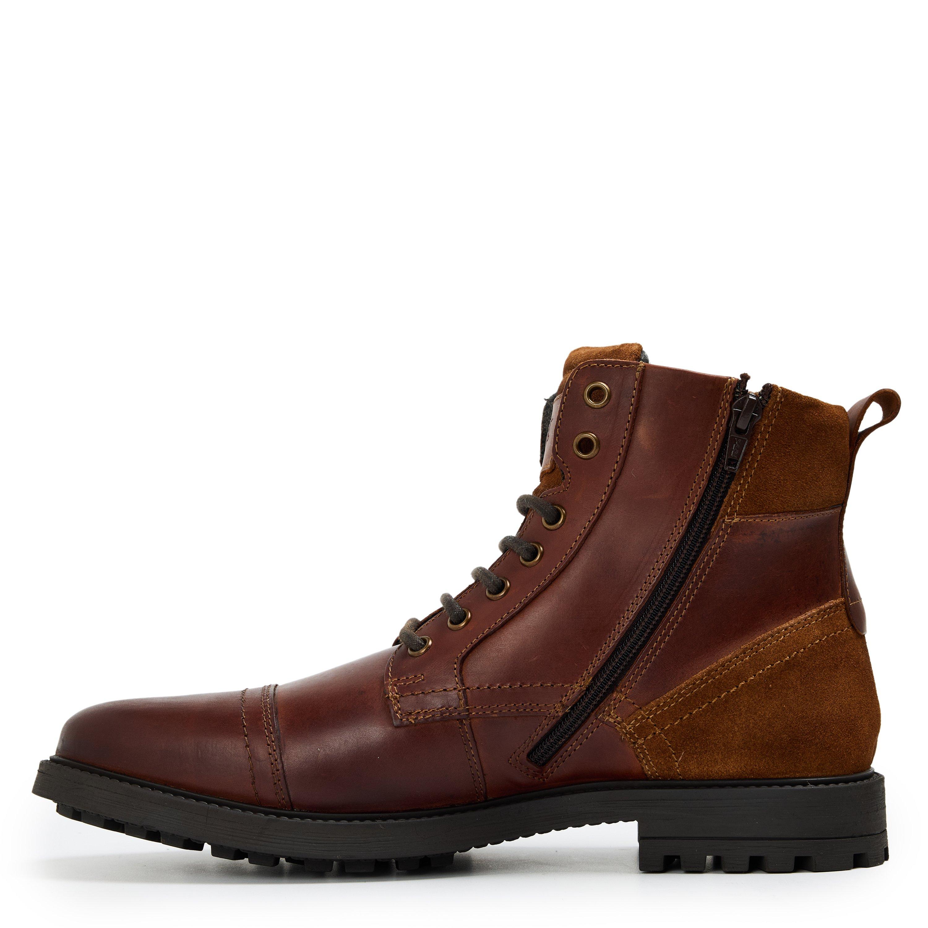 Tan - Dune London - Men's Biker Boots - 2