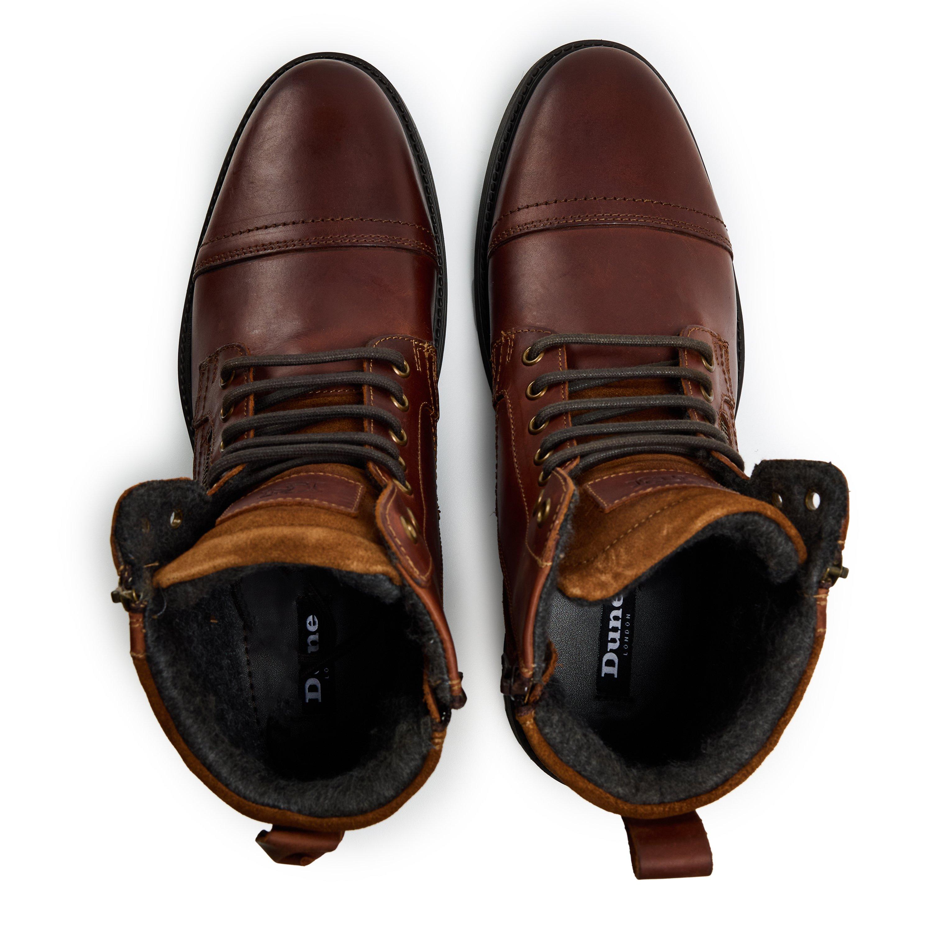 Tan - Dune London - Men's Biker Boots - 4