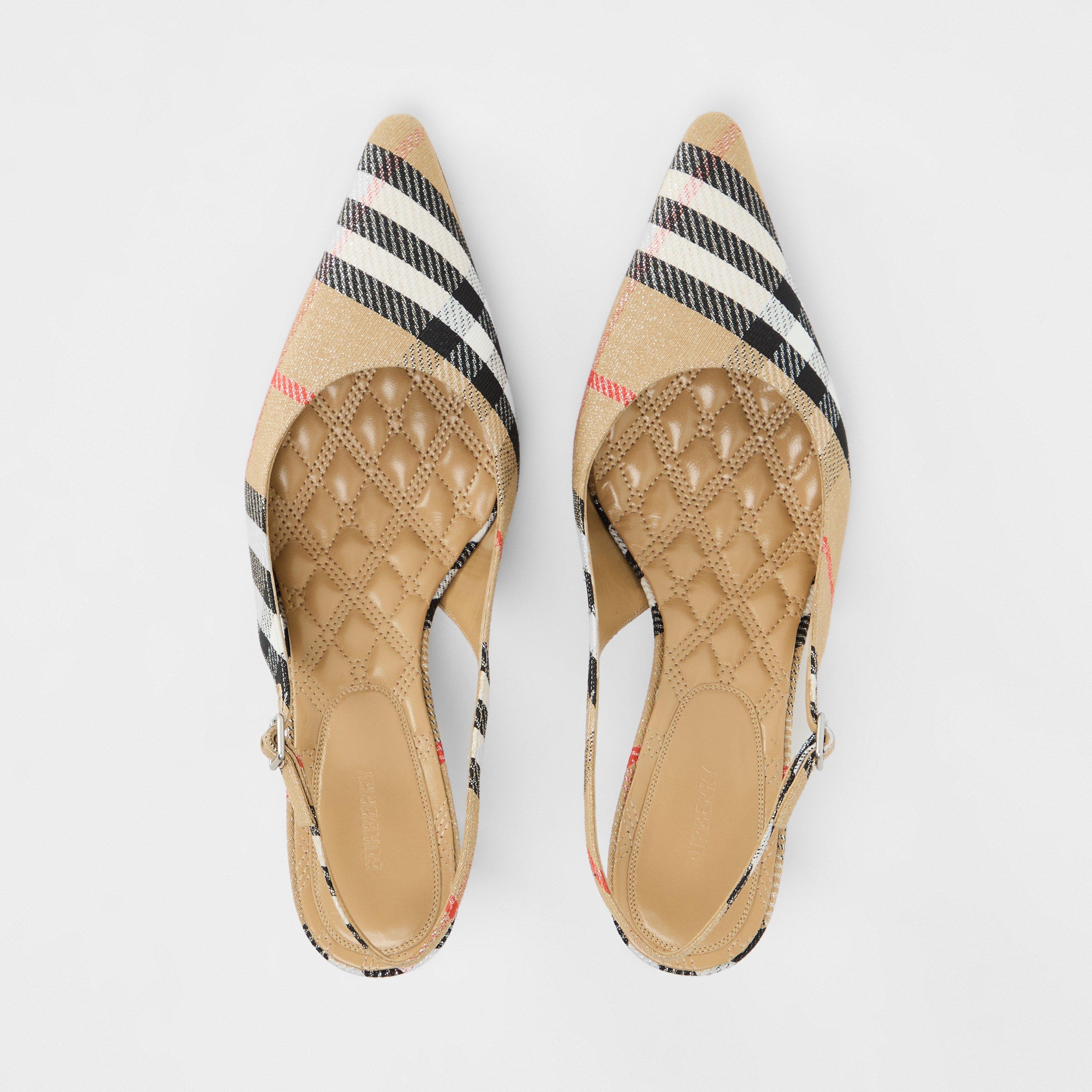 Check - Burberry - Birdie Slingbacks - 4