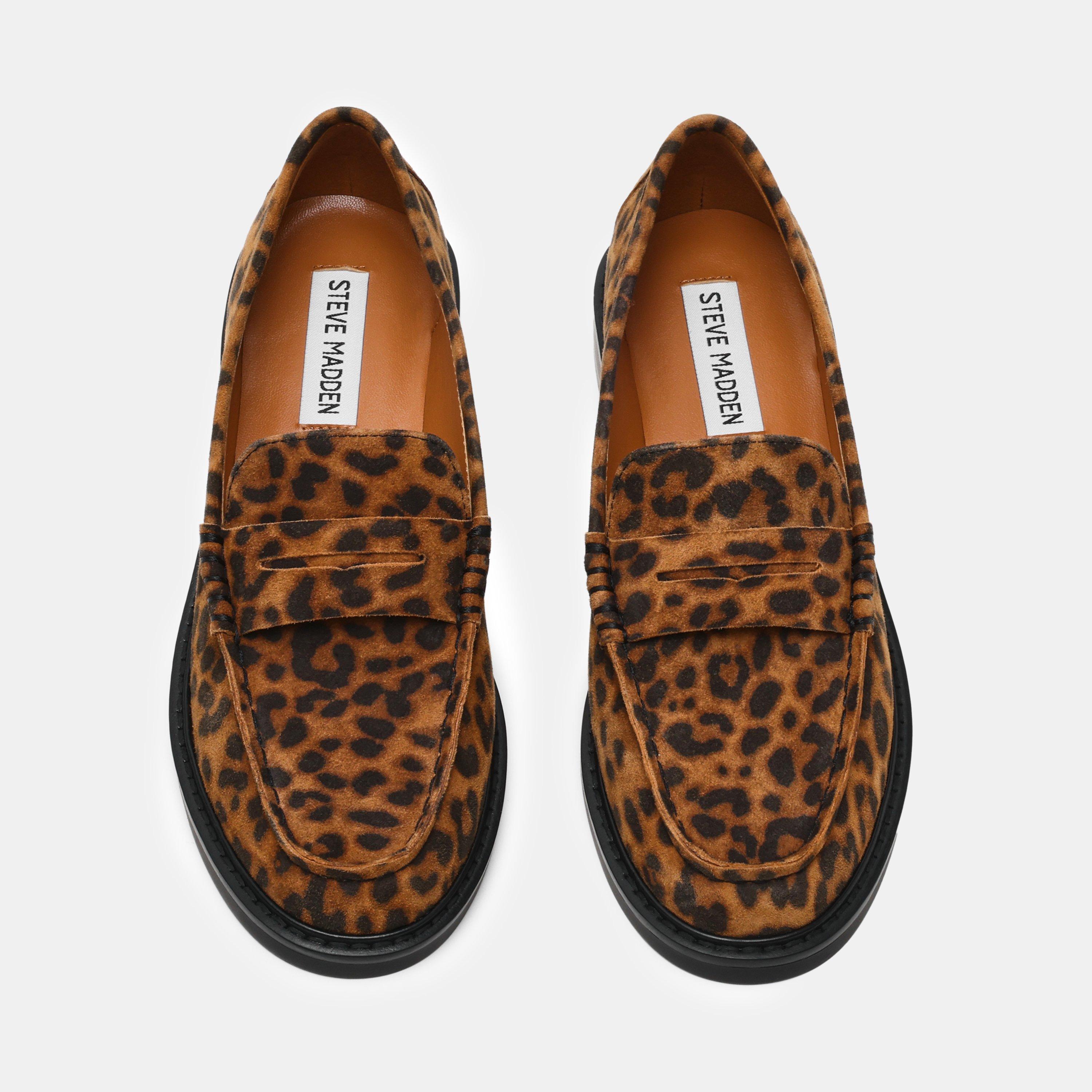 Leopard - Steve Madden - Women's Adison Loafers - 5