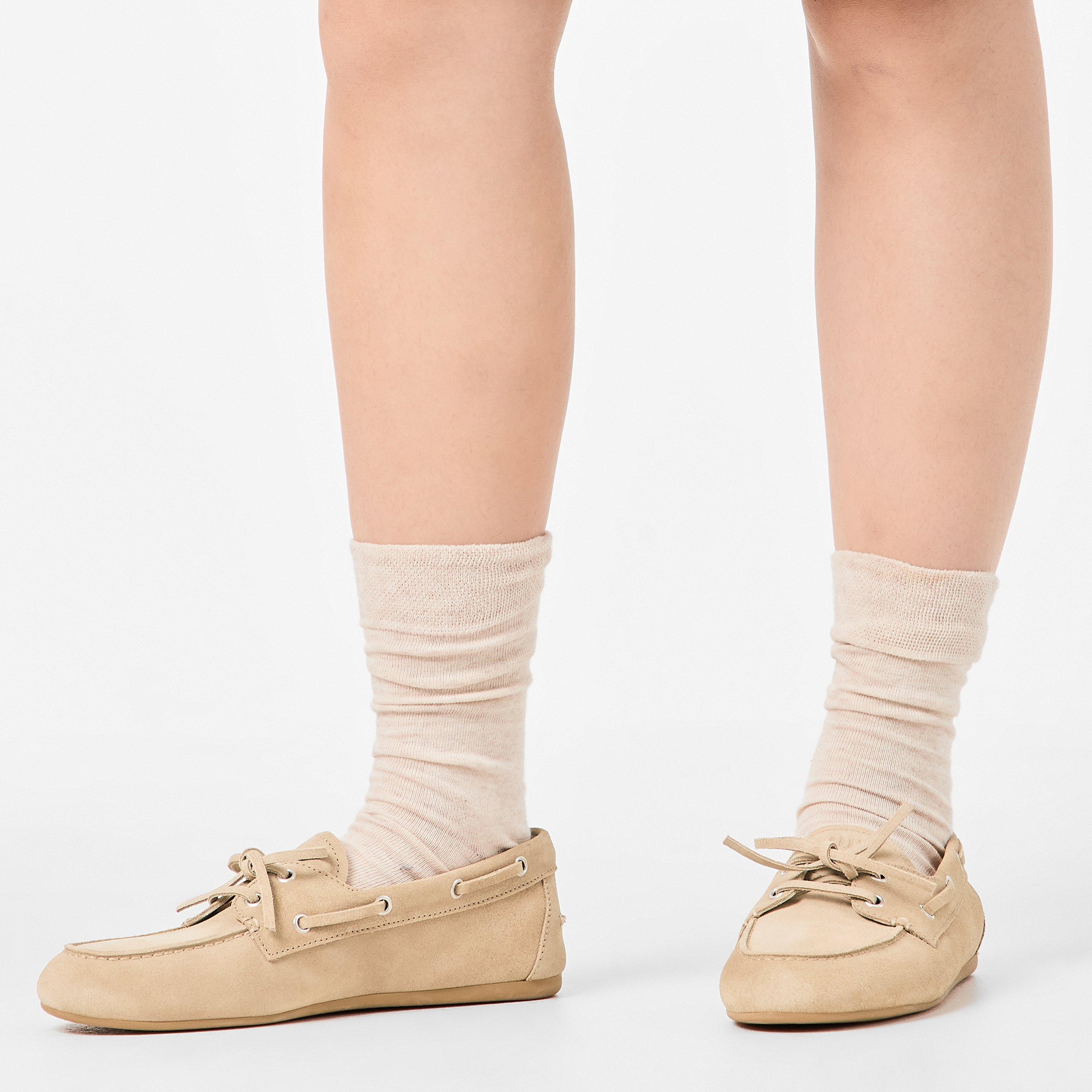 Ecru - Miu Miu - Boat Shoes - 3