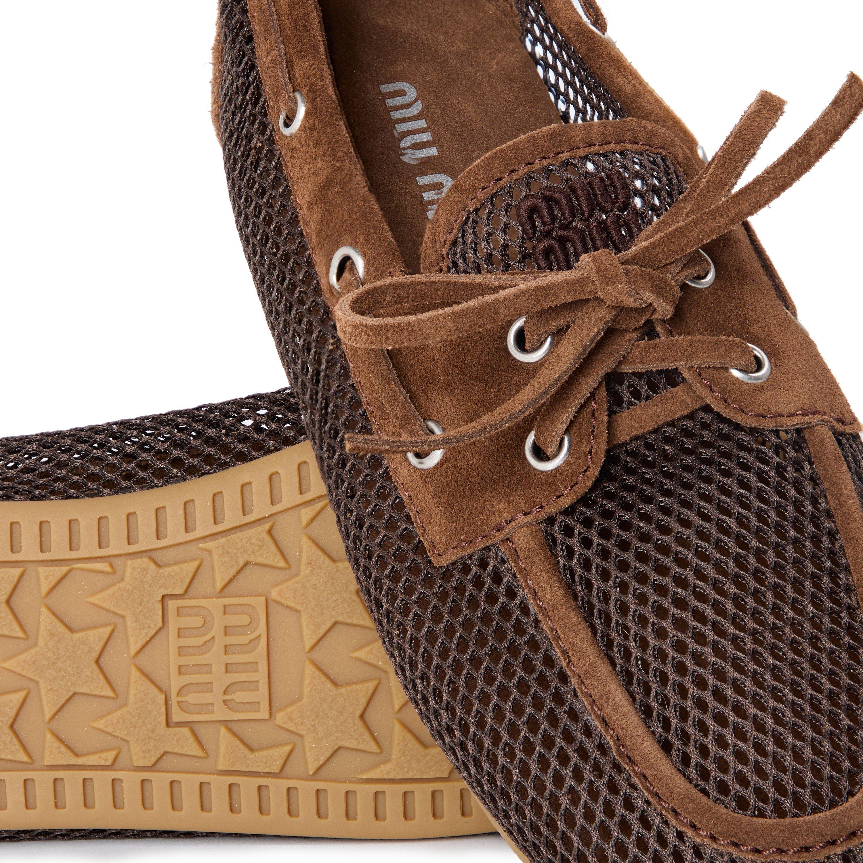 Cacao - Miu Miu - Boat Shoes - 4