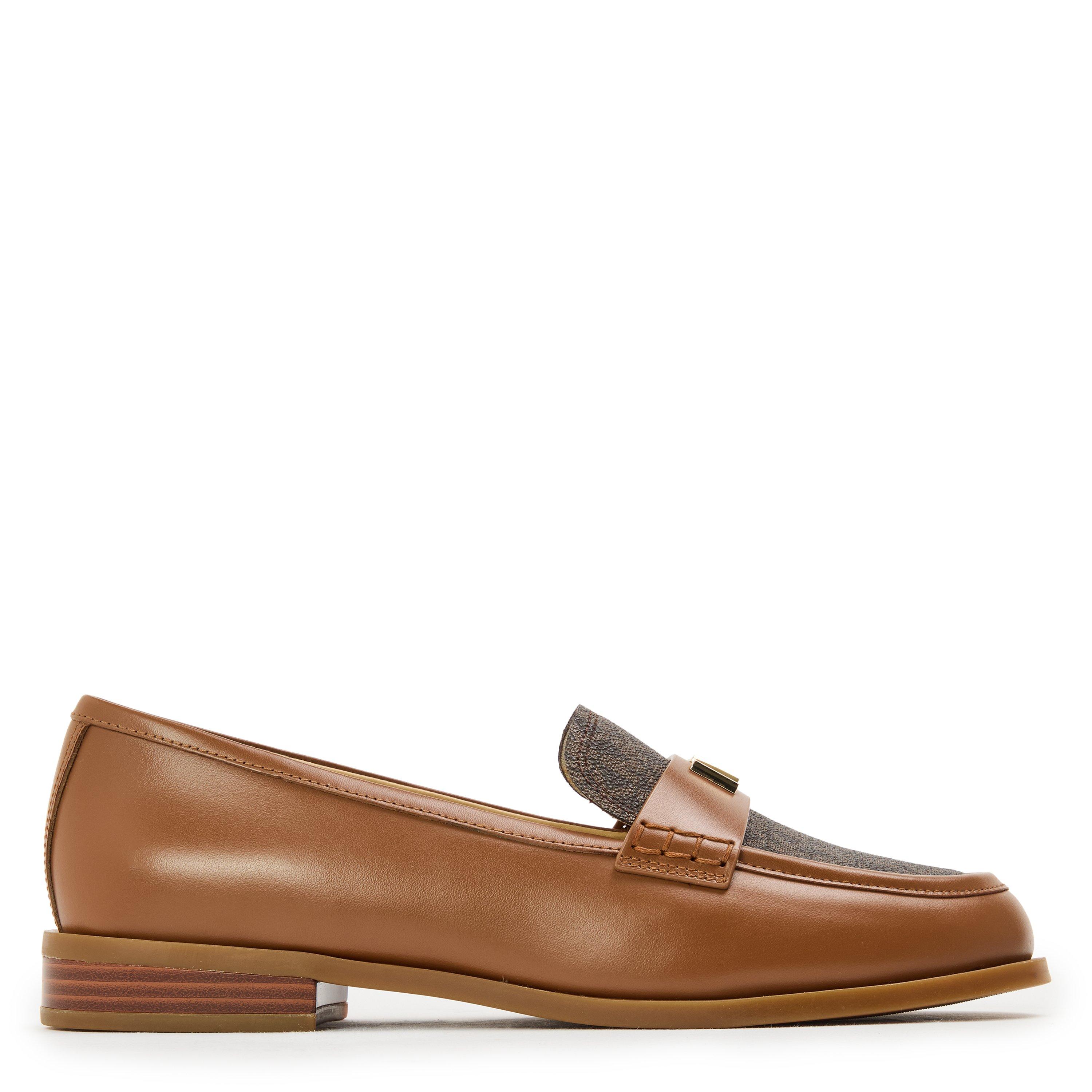 Brown/ Logo - MICHAEL Michael Kors - MMK Lex Loafer Ld54 - 1