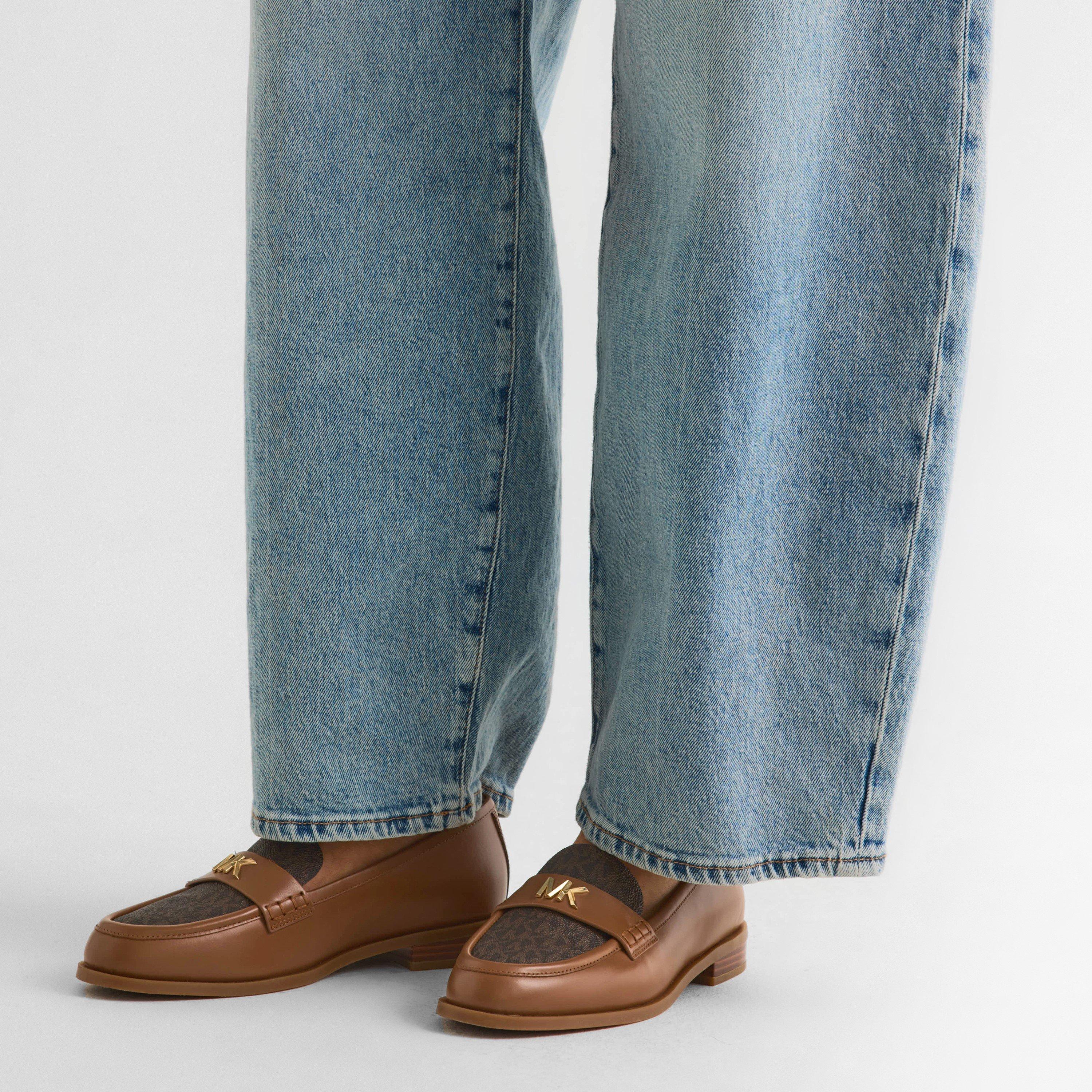 Brown/ Logo - MICHAEL Michael Kors - MMK Lex Loafer Ld54 - 3