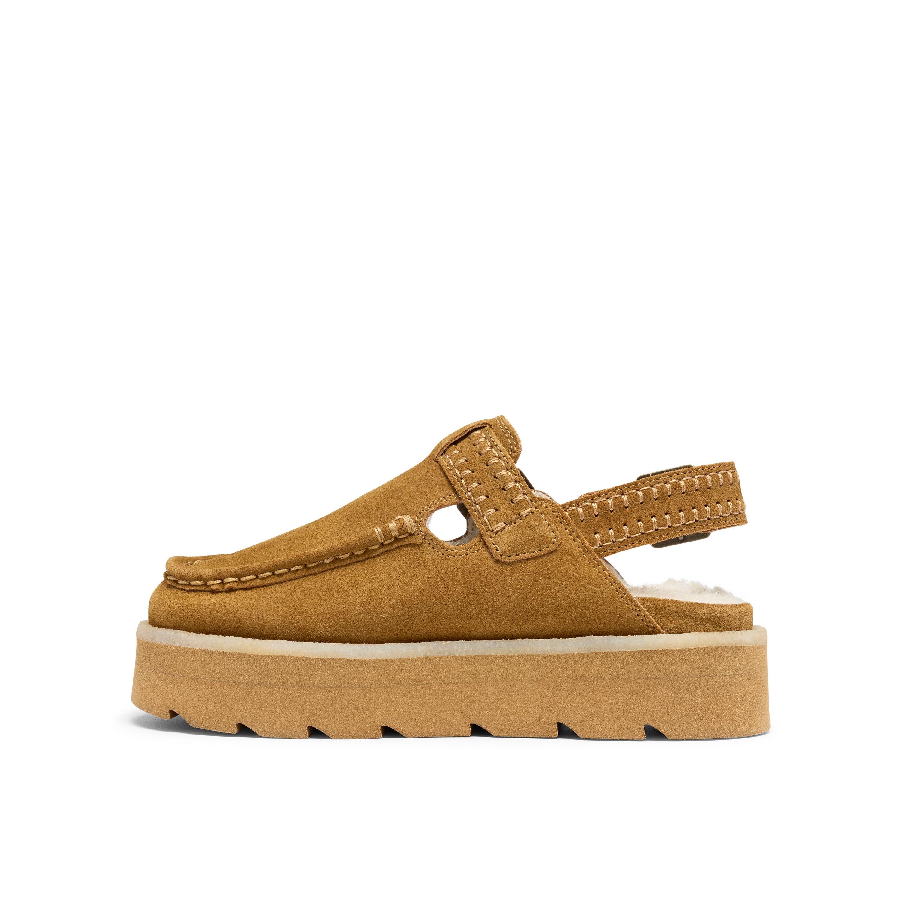 Brown Interest - Clarks Originals - Women's Meare Easy Suede Flat Mules - 2