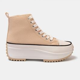 Firetrap Platform Hi top Ladies Trainers