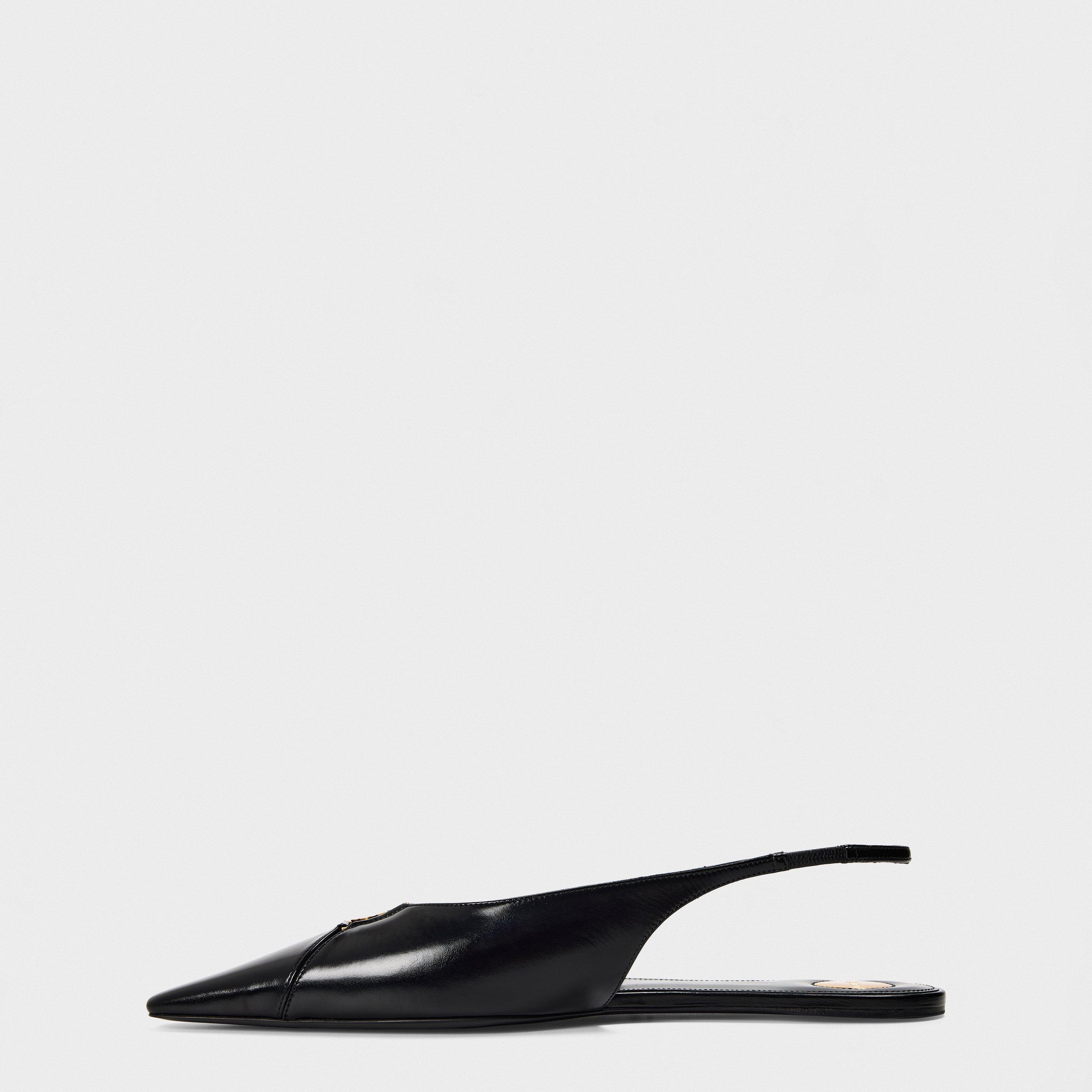 Black - Saint Laurent - Women's Slingbacks Shoe - 2