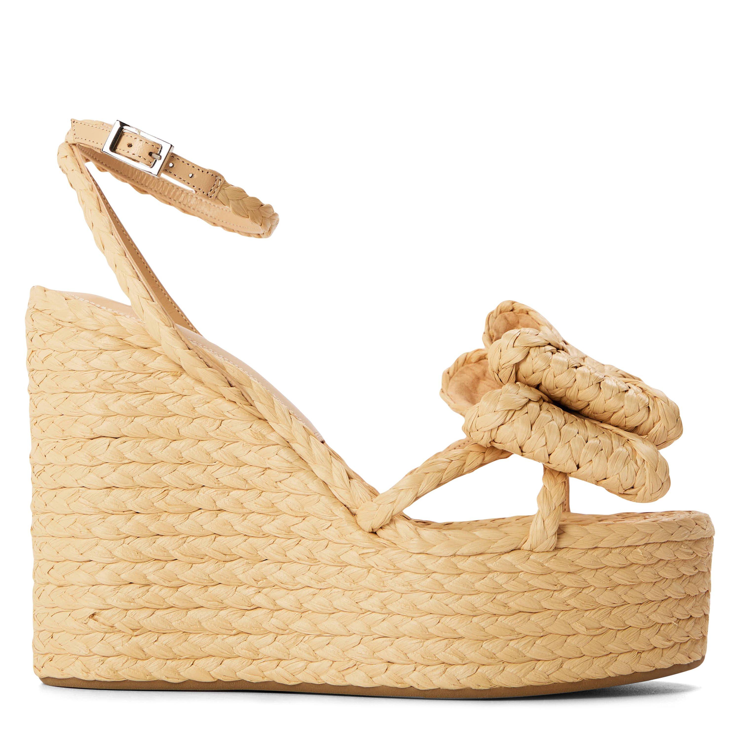 Mach and Mach Women's Wedge Heel Sandals - Neautral - Size 5 (38)