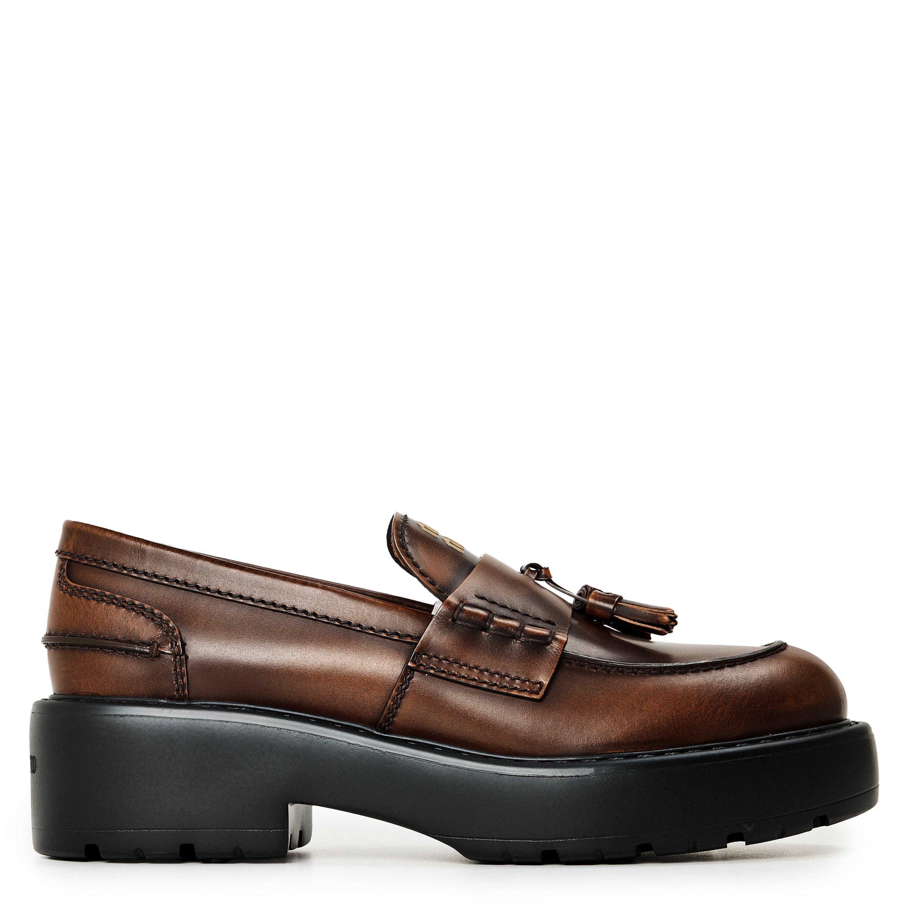 Miu Miu Miu Boyfriend Tassle Ld64 - Bruciato - Size 6 (39)