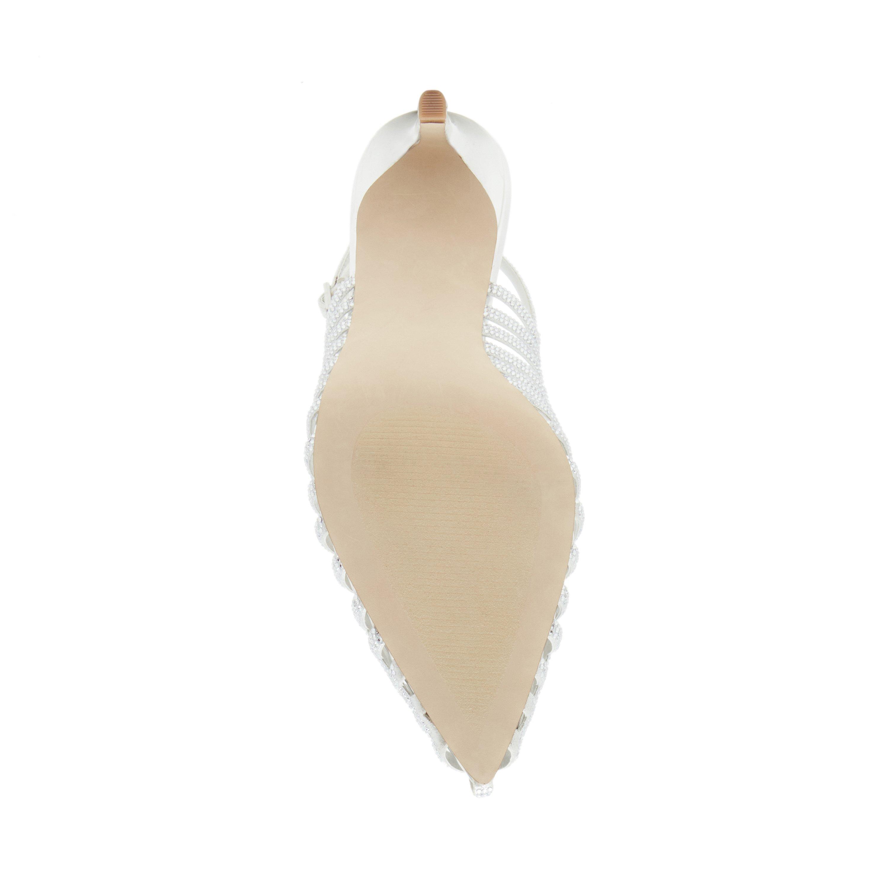 Silver - Steve Madden - Women's Carleigh Heeled Mules - 7