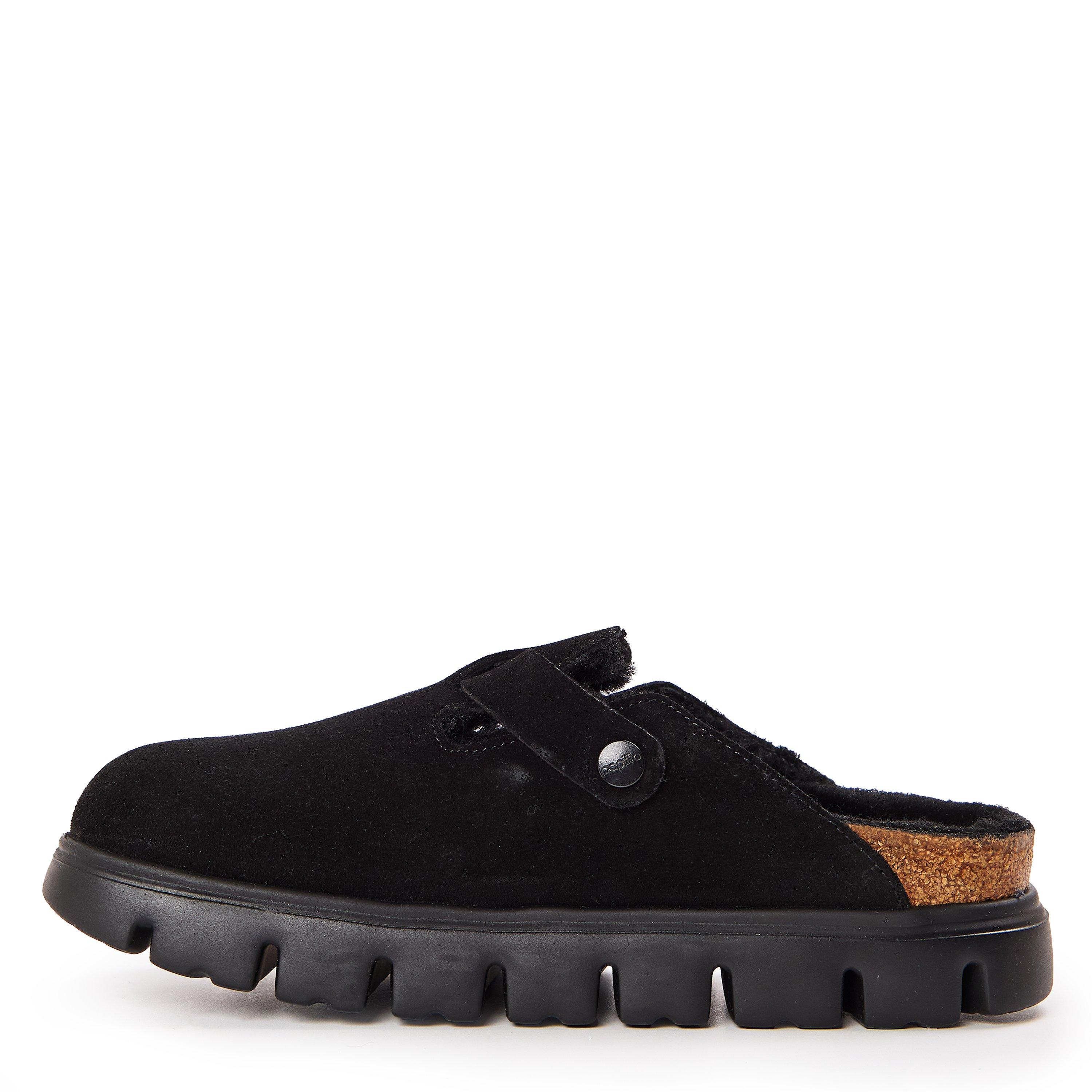 Shearlng Black - Birkenstock - Women's Boston Chunky Supportive Footbed Adjustable Clogs - 2
