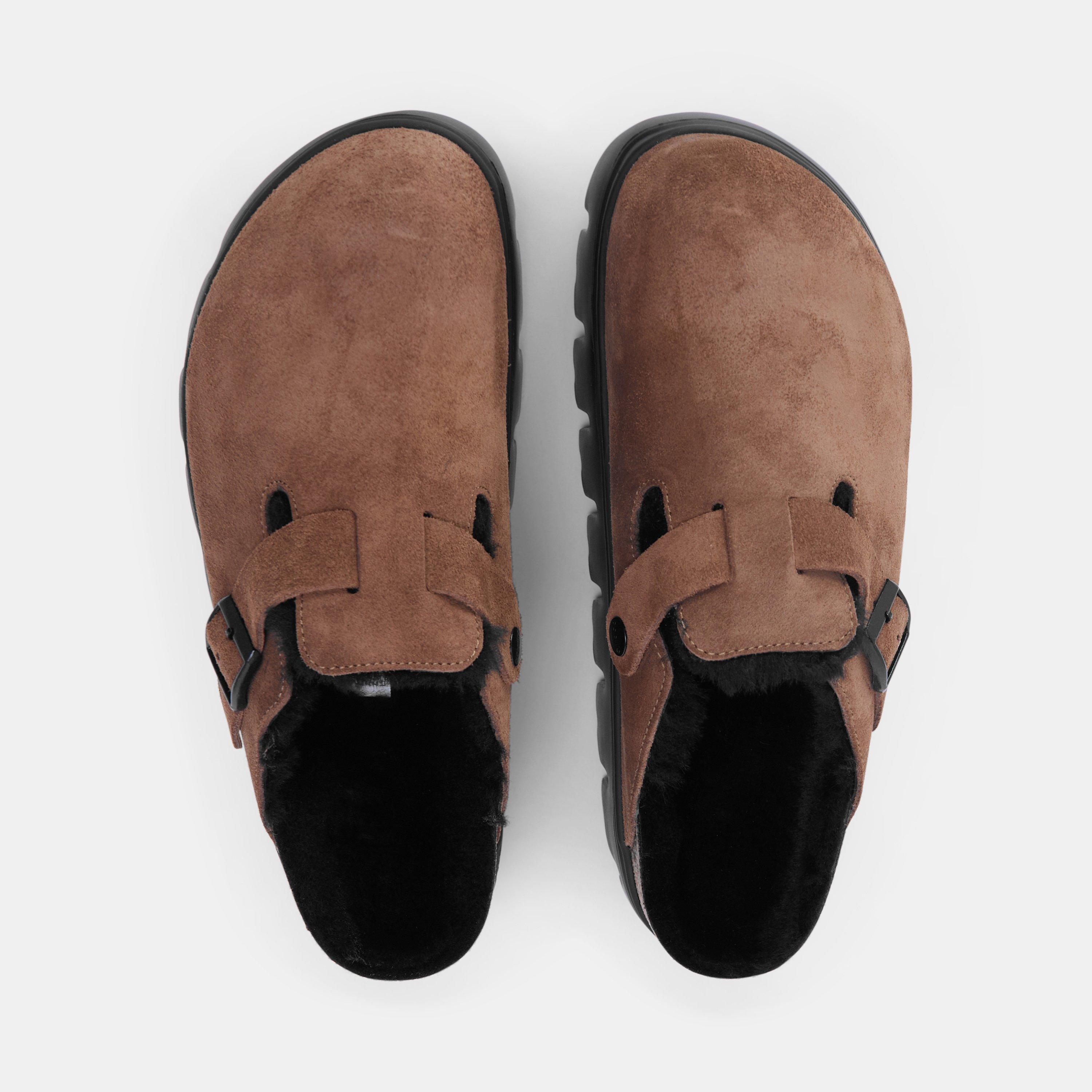 Shearlng Tea - Birkenstock - Women's Boston Chunky Clogs - 5