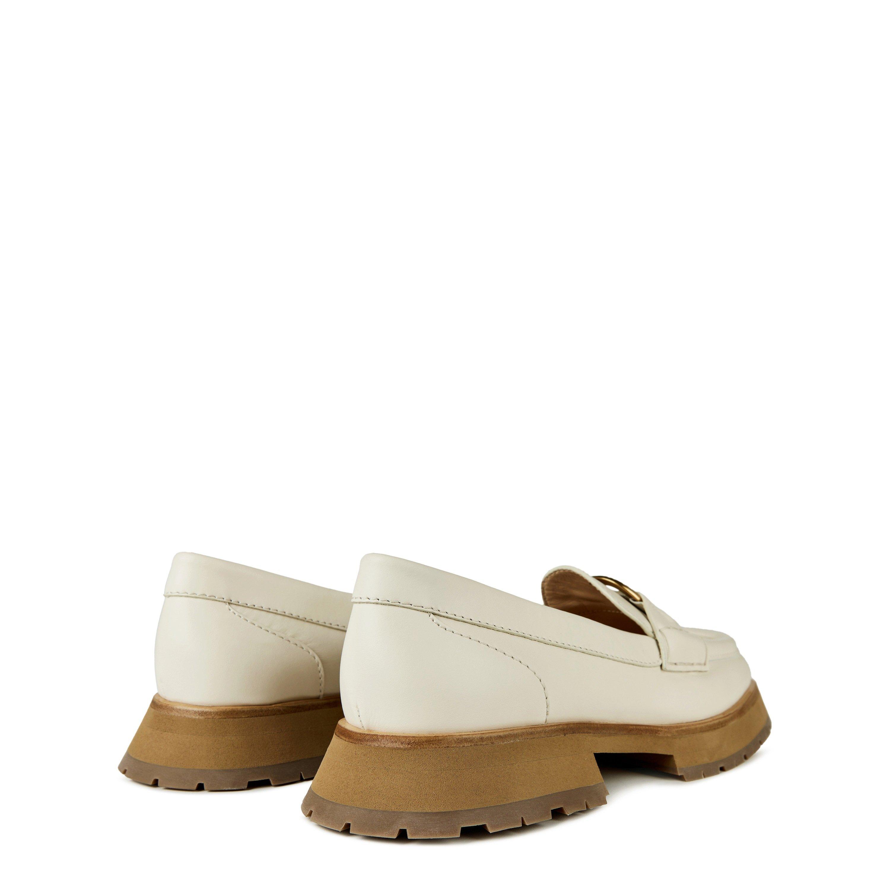 White 04A - Moncler - Bell Loafers Womens - 10