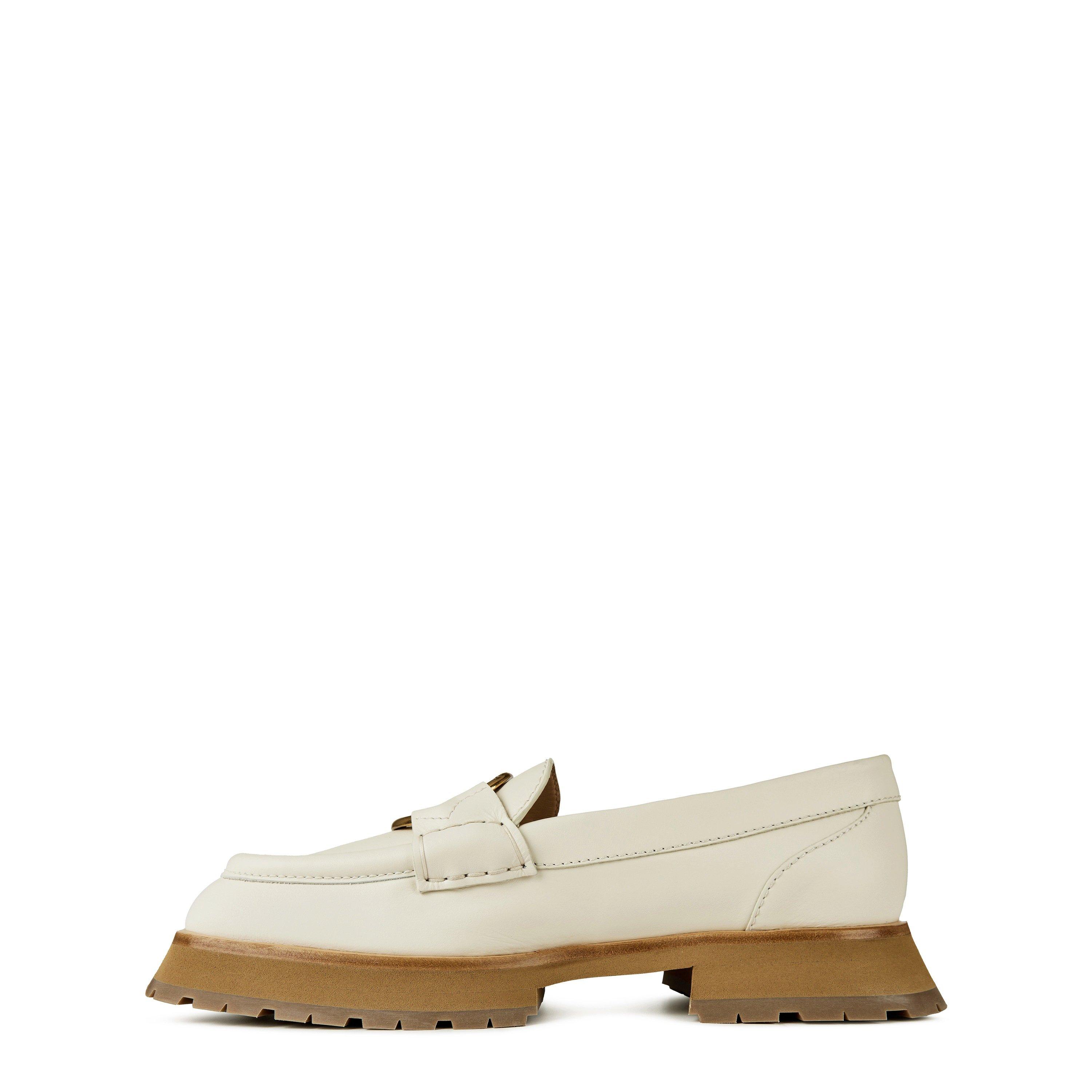 White 04A - Moncler - Bell Loafers Womens - 3